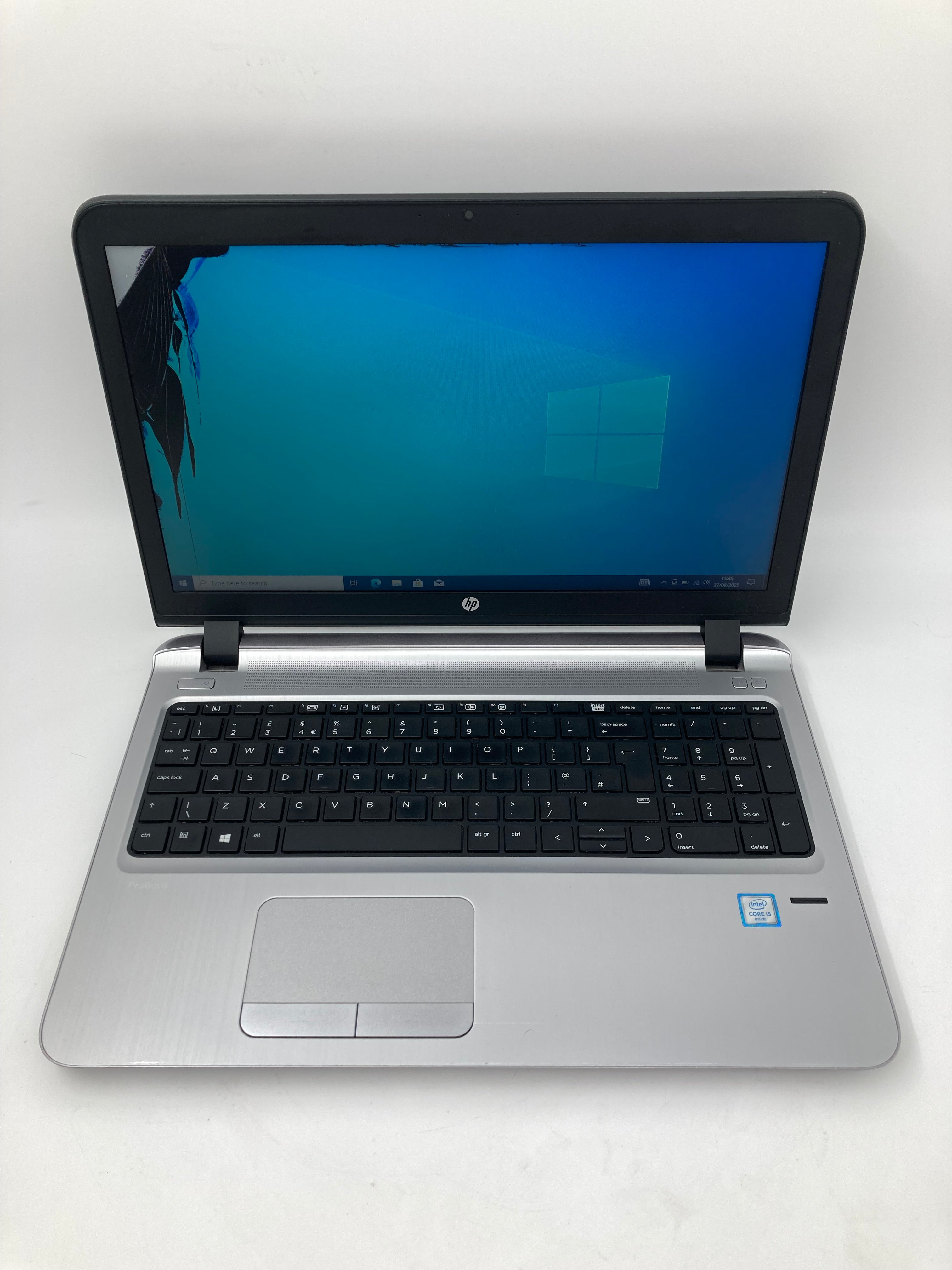 HP Laptop ProBook 450 G3 15" i5 6th Gen 4GB RAM 256GB SSD W10