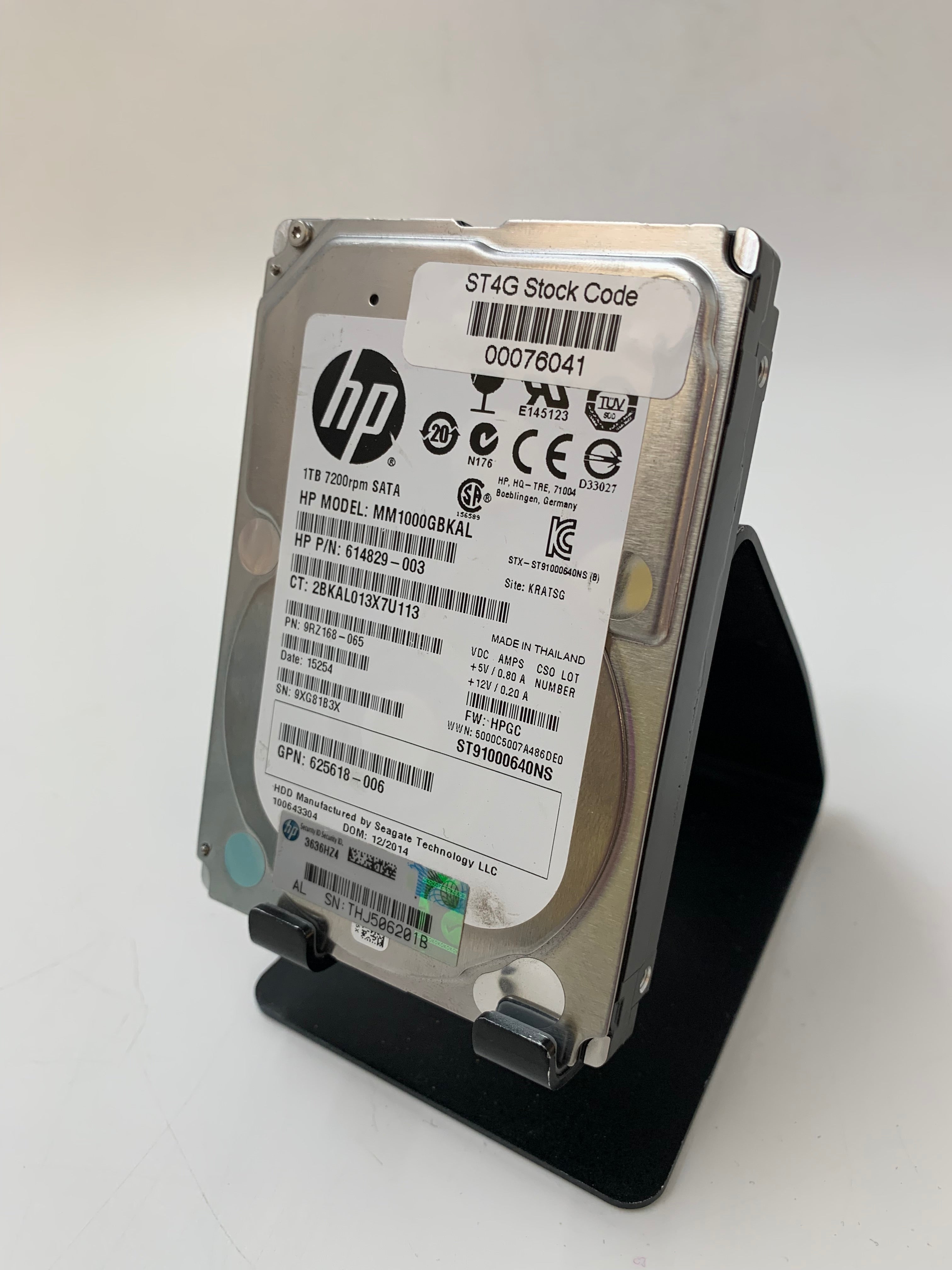HP Hard Disk Drives | 1TB | SATA | 2.5 inch | 3/6Gbps | 7200 RPM | Lot of 3
