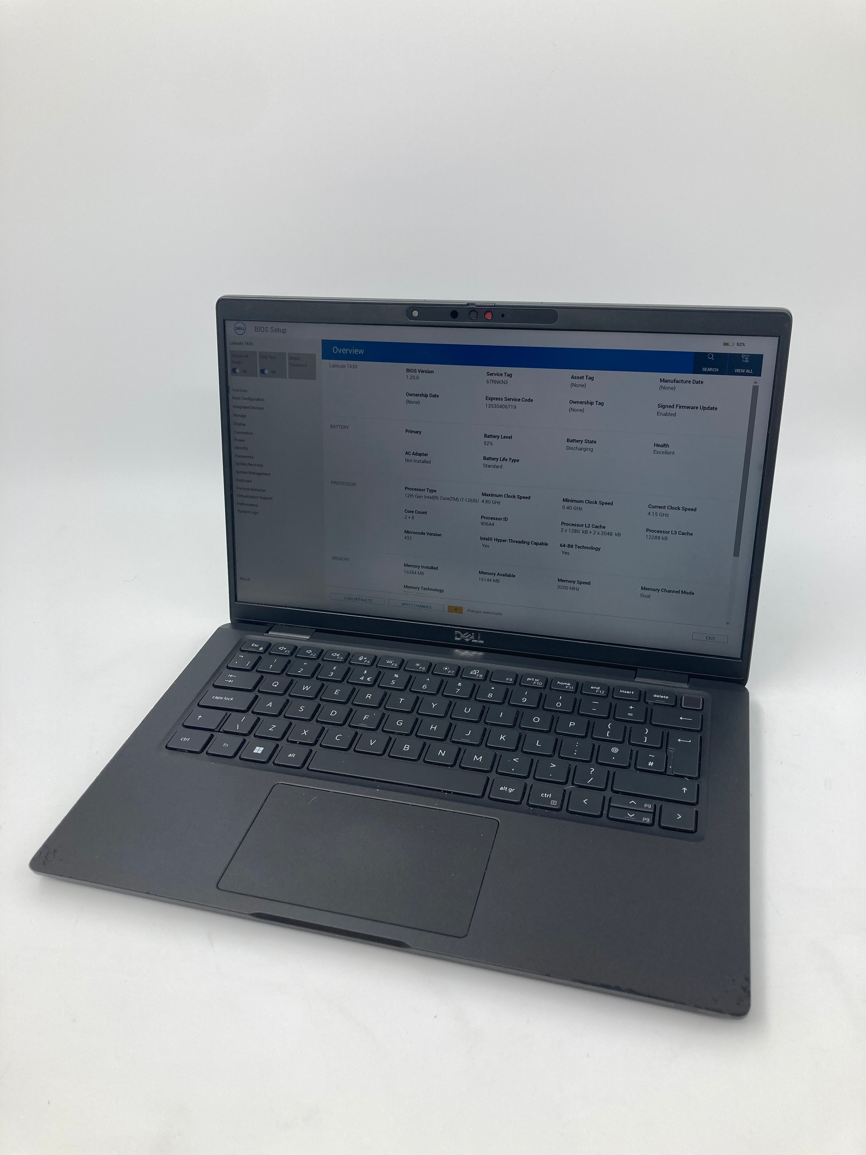 Dell Laptop Latitude 7430 14" i7 12th Gen 16GB RAM No HDD No OS #1