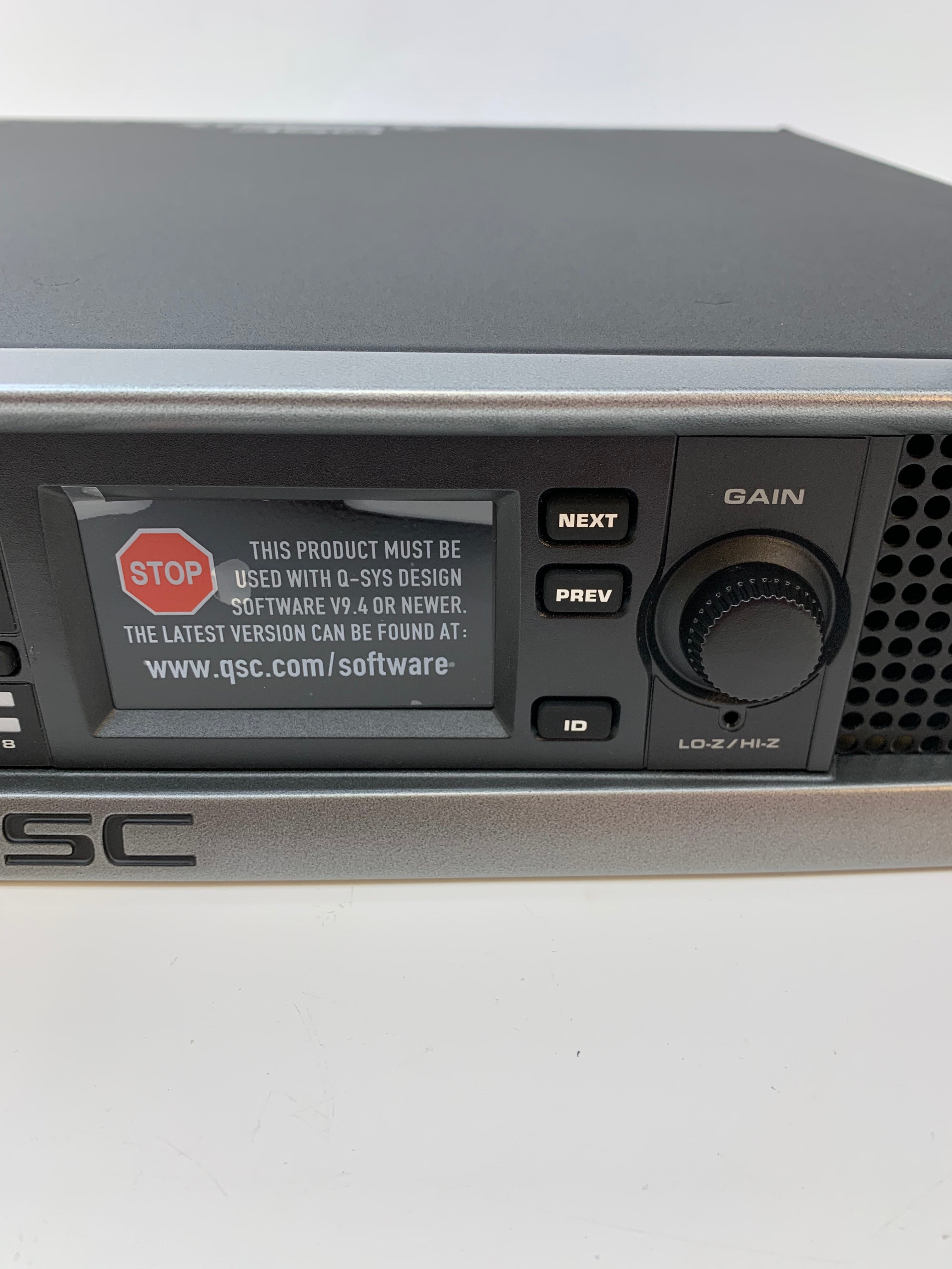 QSC CX-Q4K8 4-Channel Network Power Amplifier Q-SYS Audio System