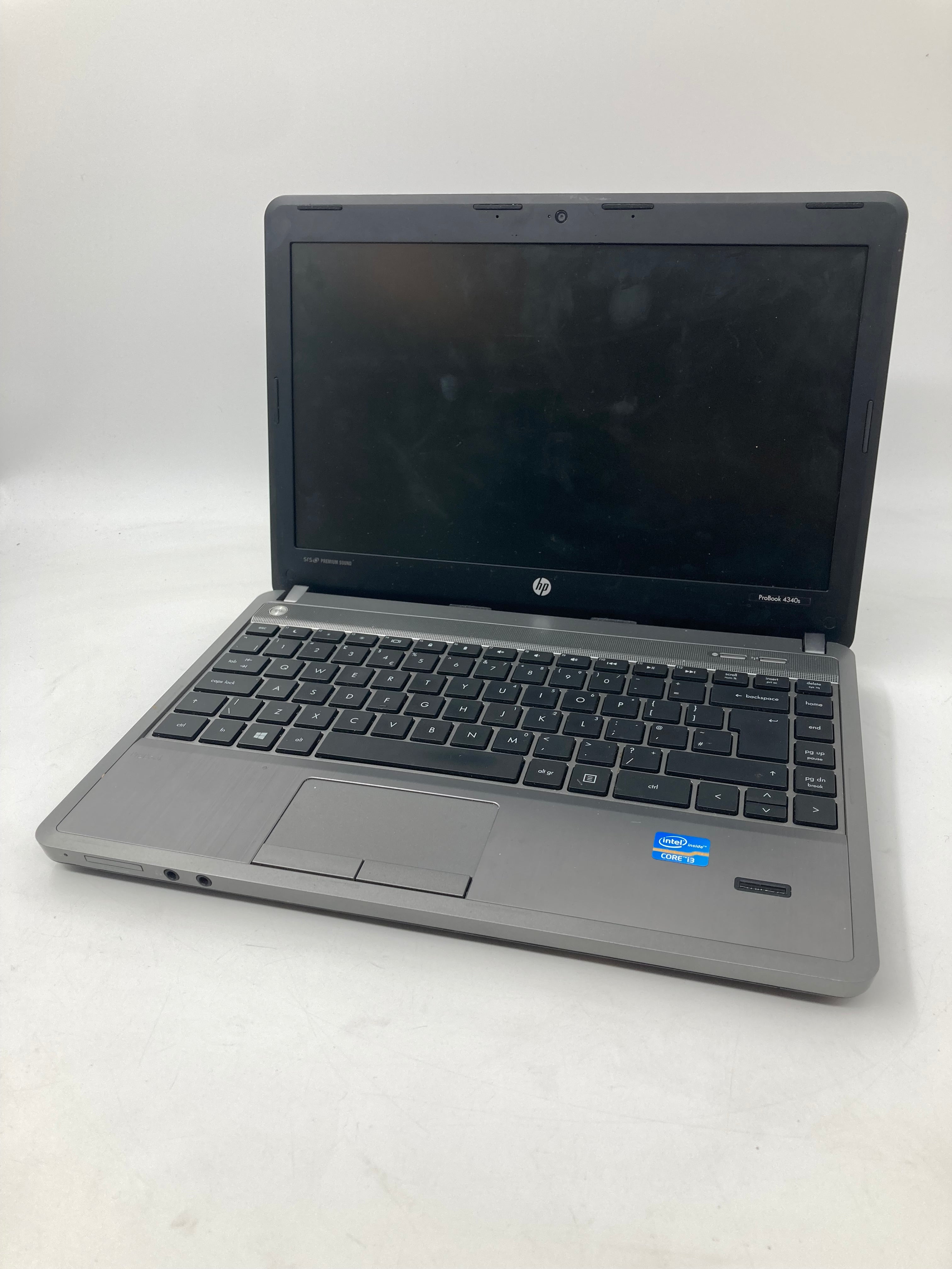 HP ProBook 4340s 13.3" Screen i3 3rd Gen 4GB RAM No SSD No OS