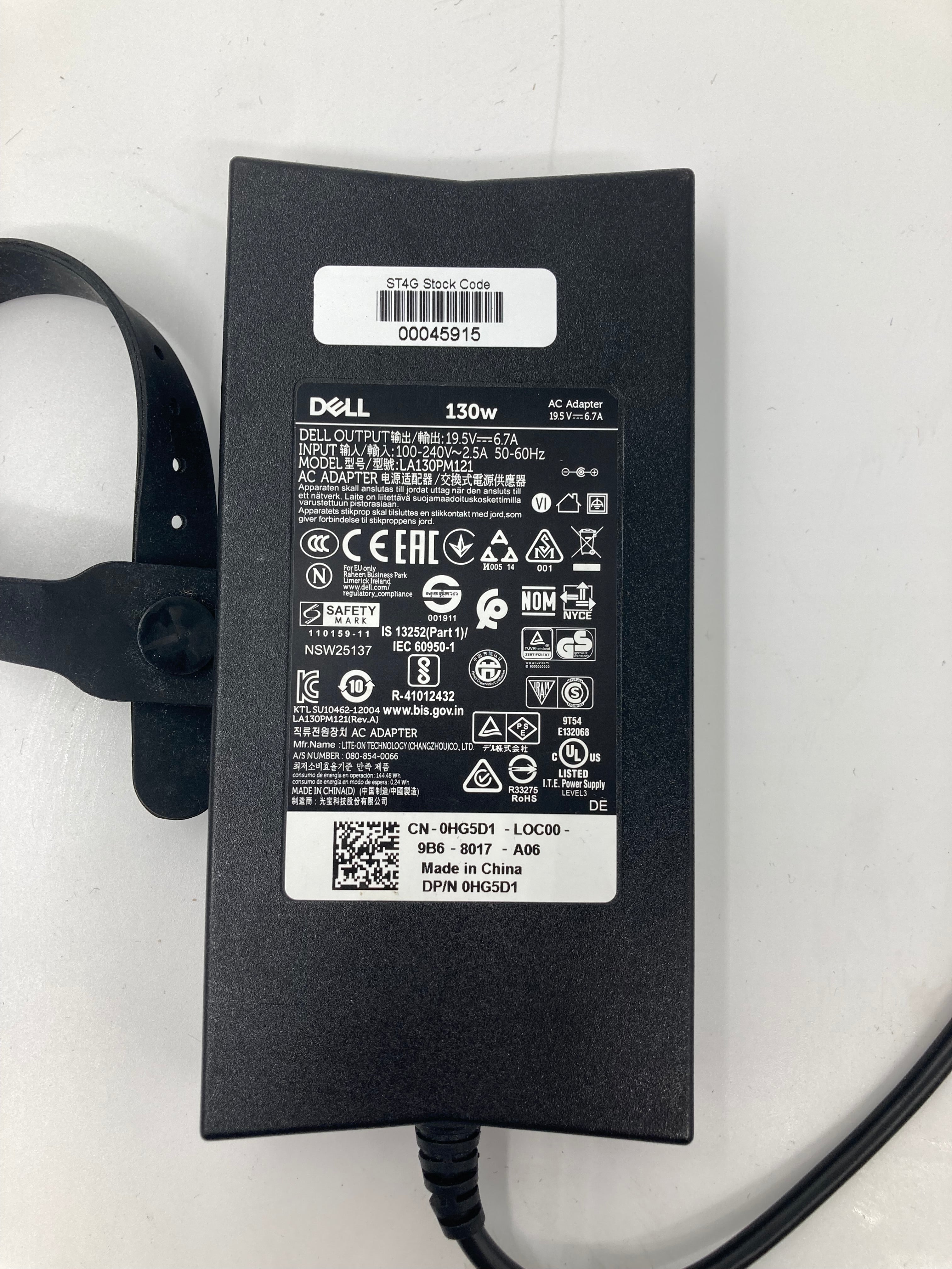 Batch 11x Dell Big Tip Charger 65W/90W/130W - Black