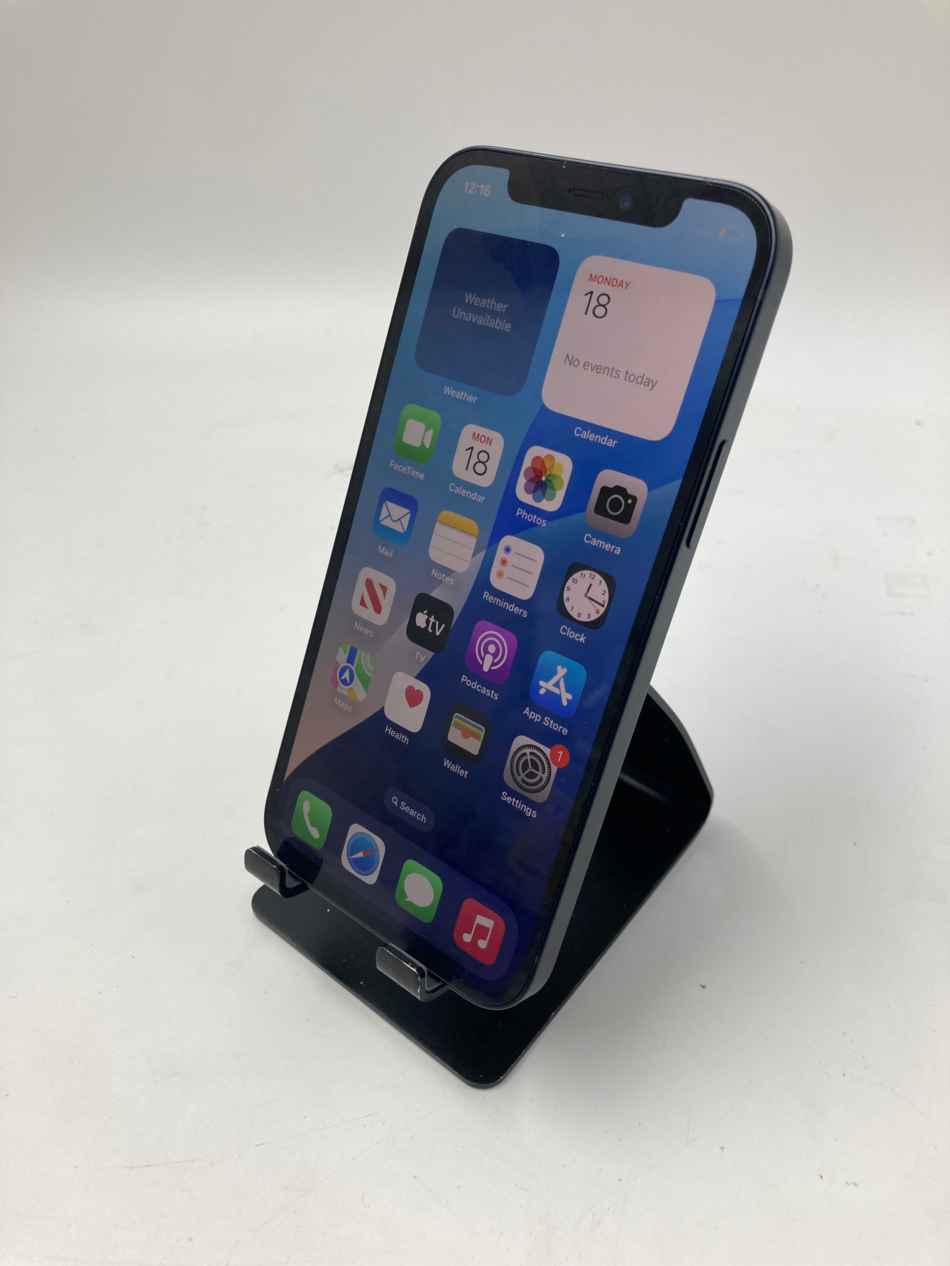 Apple iPhone 12 6.1" A2403 64GB Storage Black Unlocked 100% Battery Health