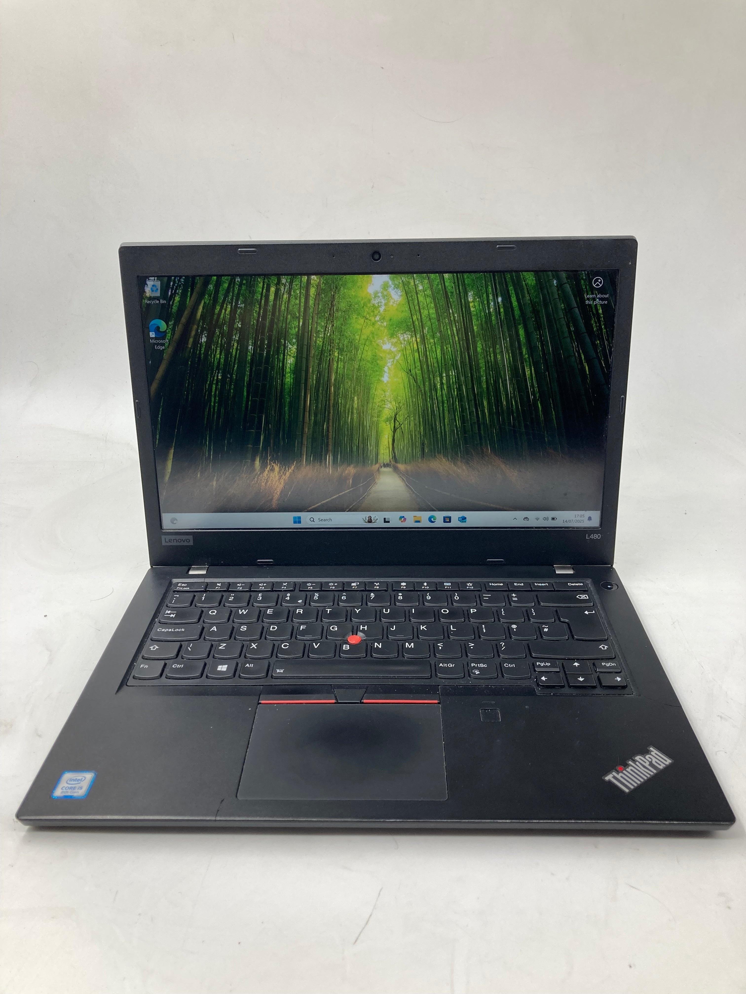 Lenovo ThinkPad L480 14" Screen i5 8th Gen 16GB RAM 256GB SSD Win 11