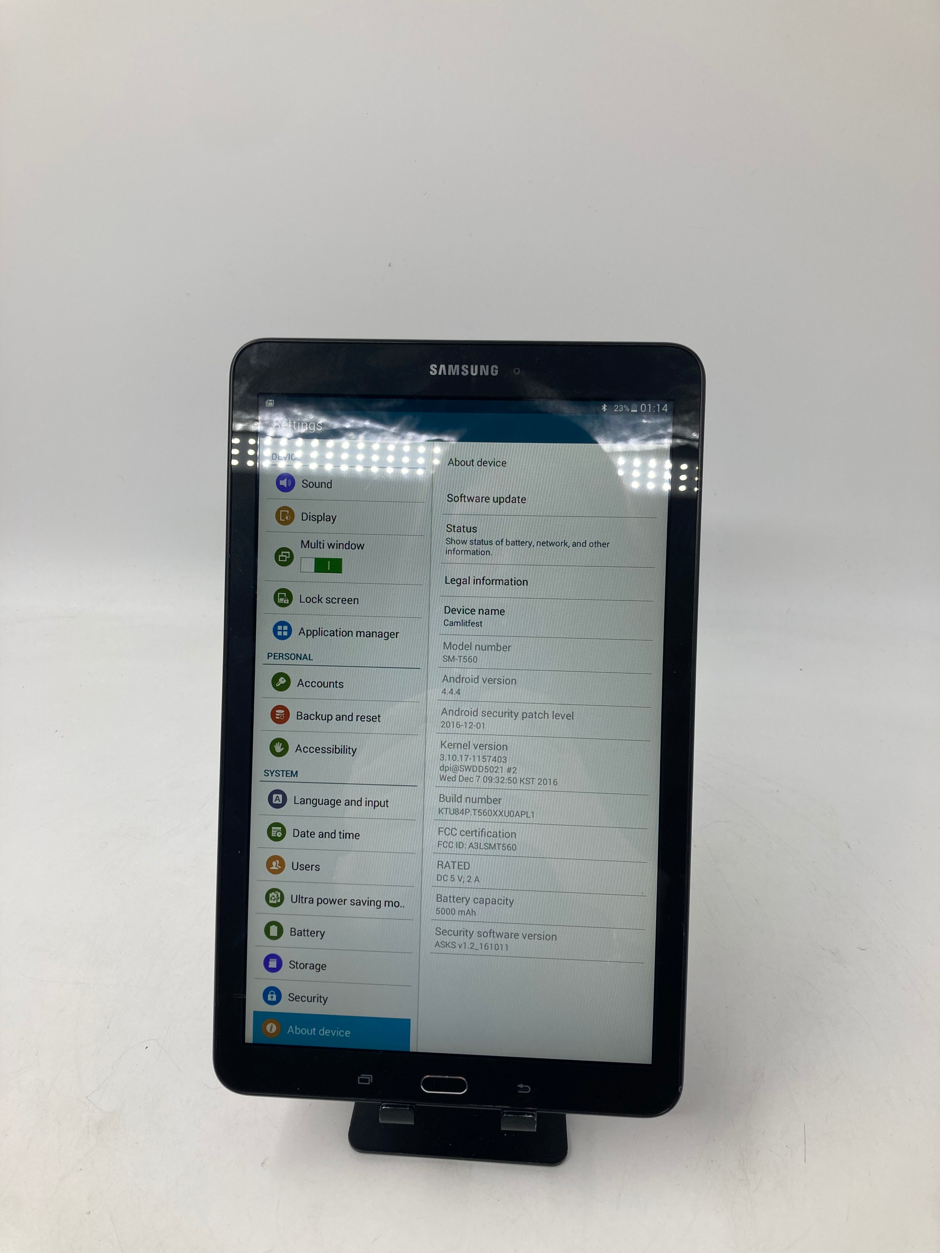 Samsung Galaxy Tab E 8GB Unlocked Black