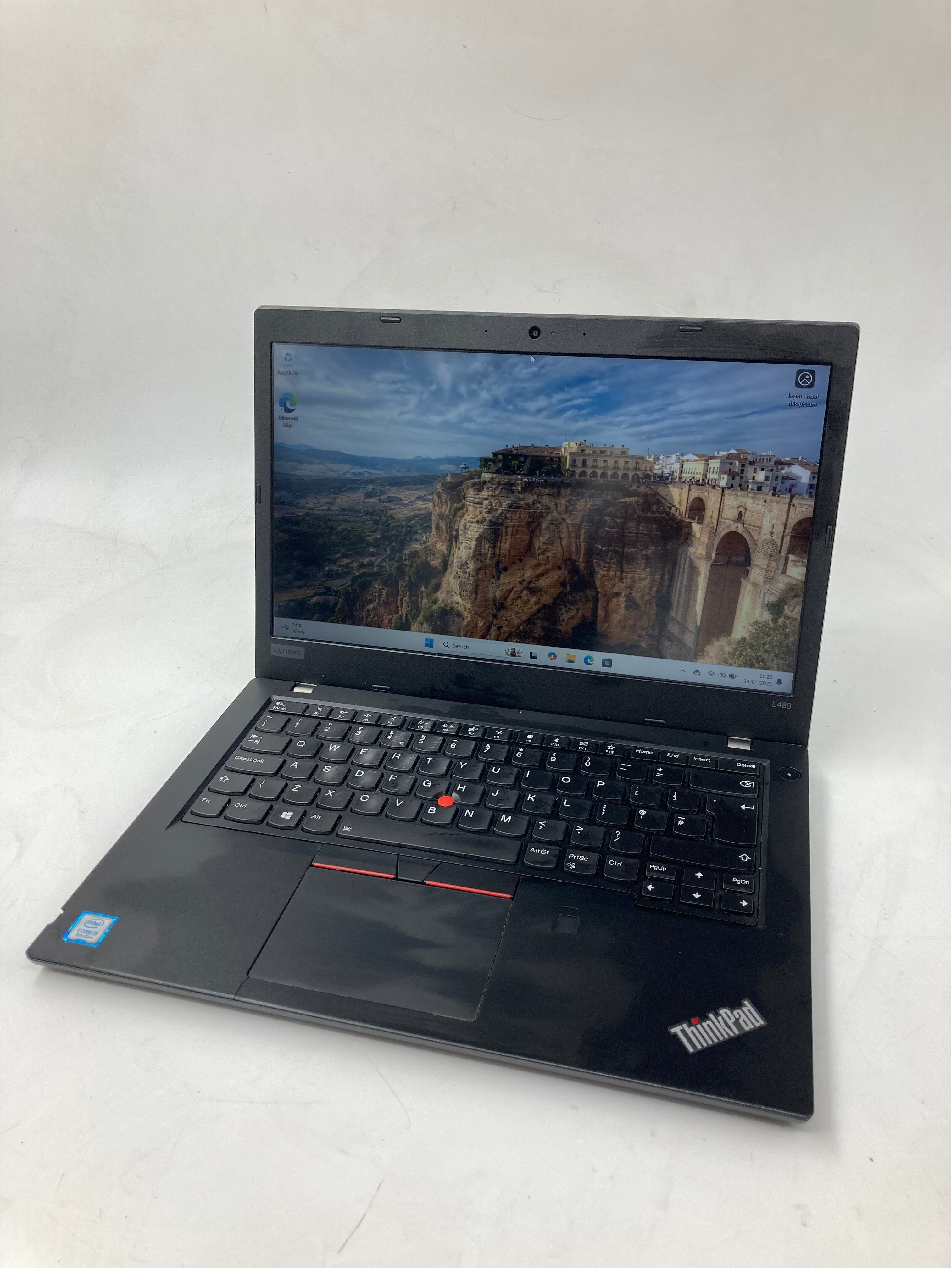 Lenovo ThinkPad L480 14" Screen i5 8th Gen 16GB RAM 256GB SSD Win 11