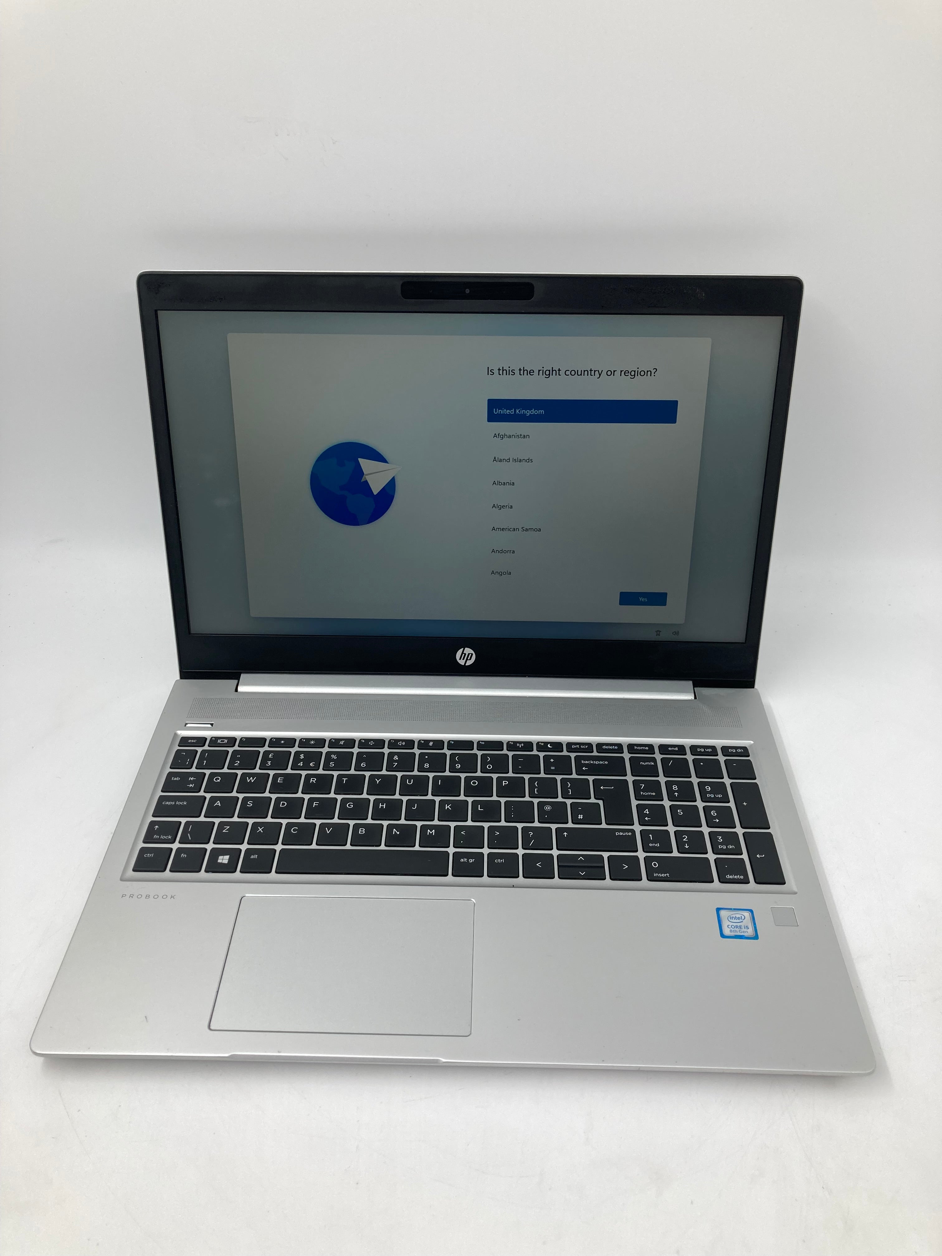 HP Laptop ProBook 450 G6 15" i5 8th Gen 8GB RAM 512GB SSD W11