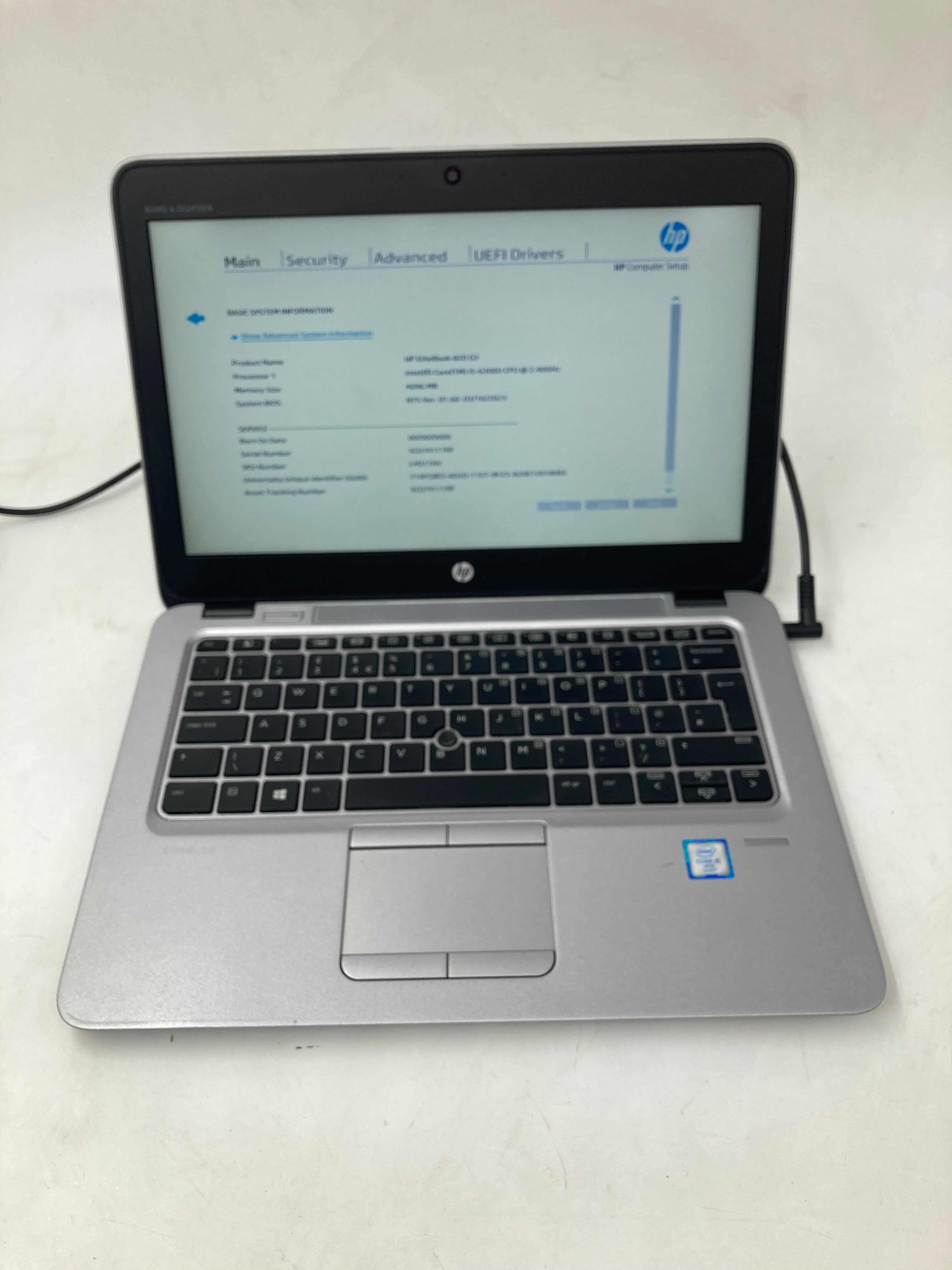 HP Laptop Elitebook 820 G3 12" Screen i5 6TH Gen 4GB RAM No SSD No OS