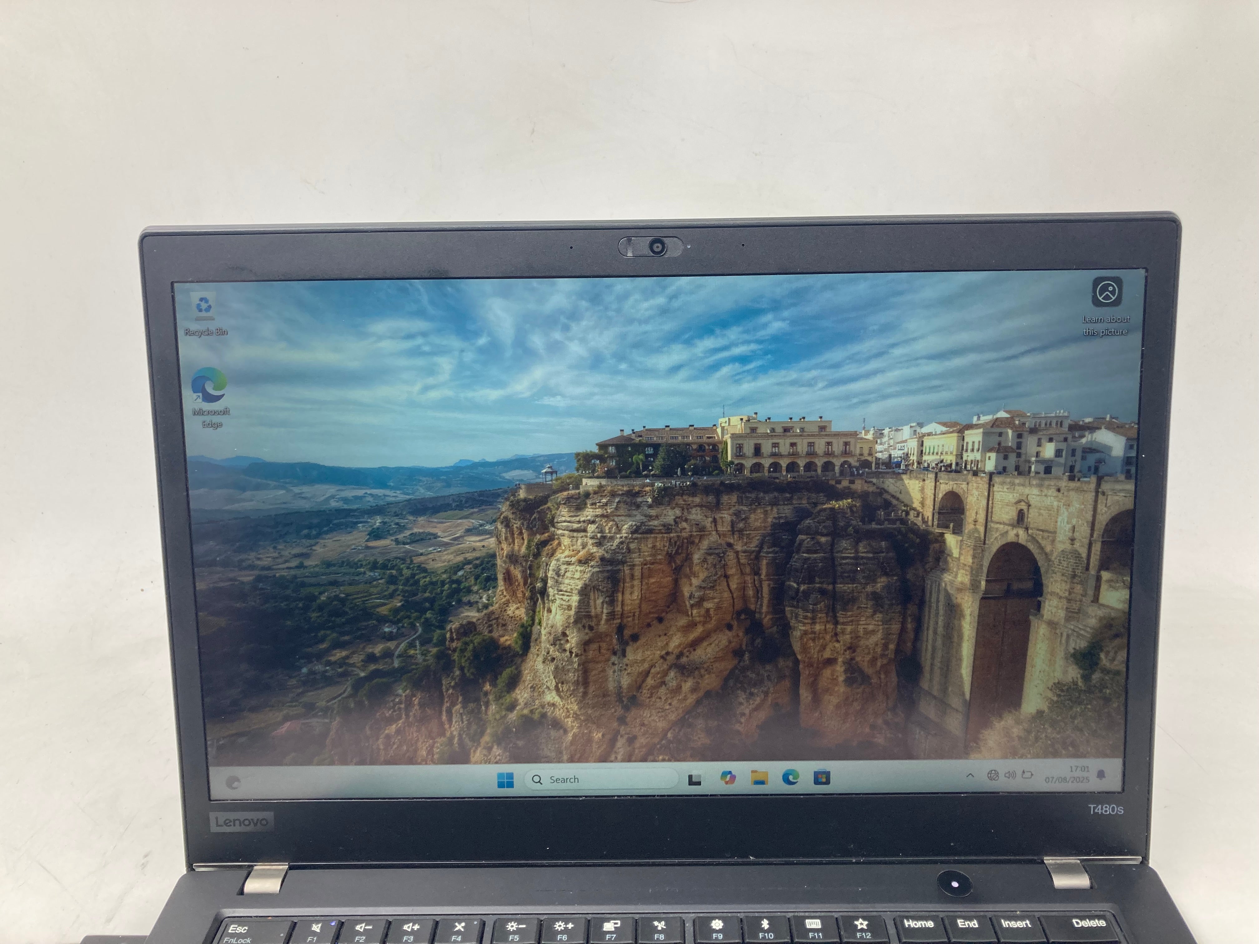 Lenovo ThinkPad T480s 14" Screen i5 8th Gen 8GB RAM 256GB SSD Win 11
