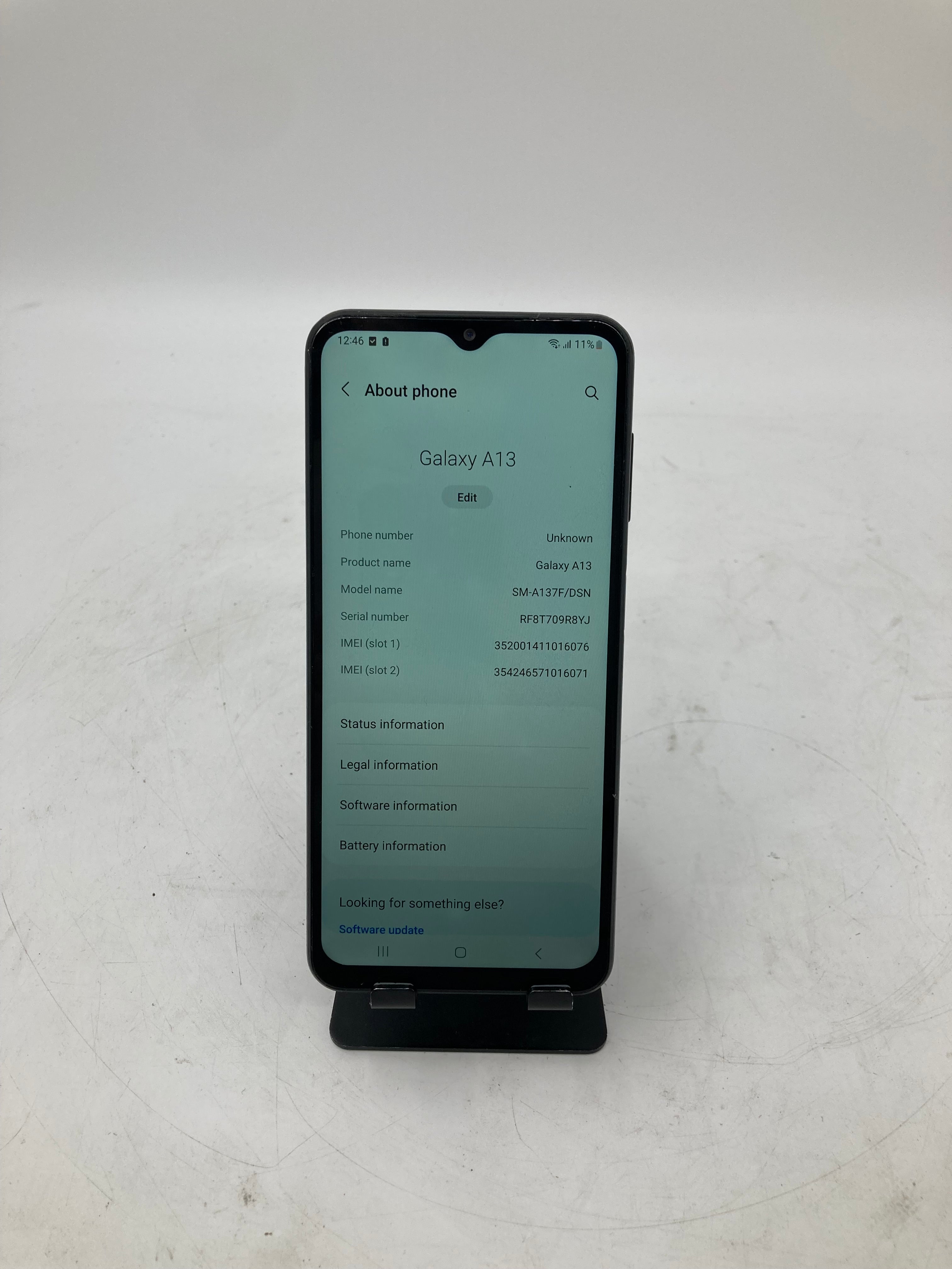 Samsung Galaxy A13 2022 6.6" Screen 64GB Storage Black Unlocked