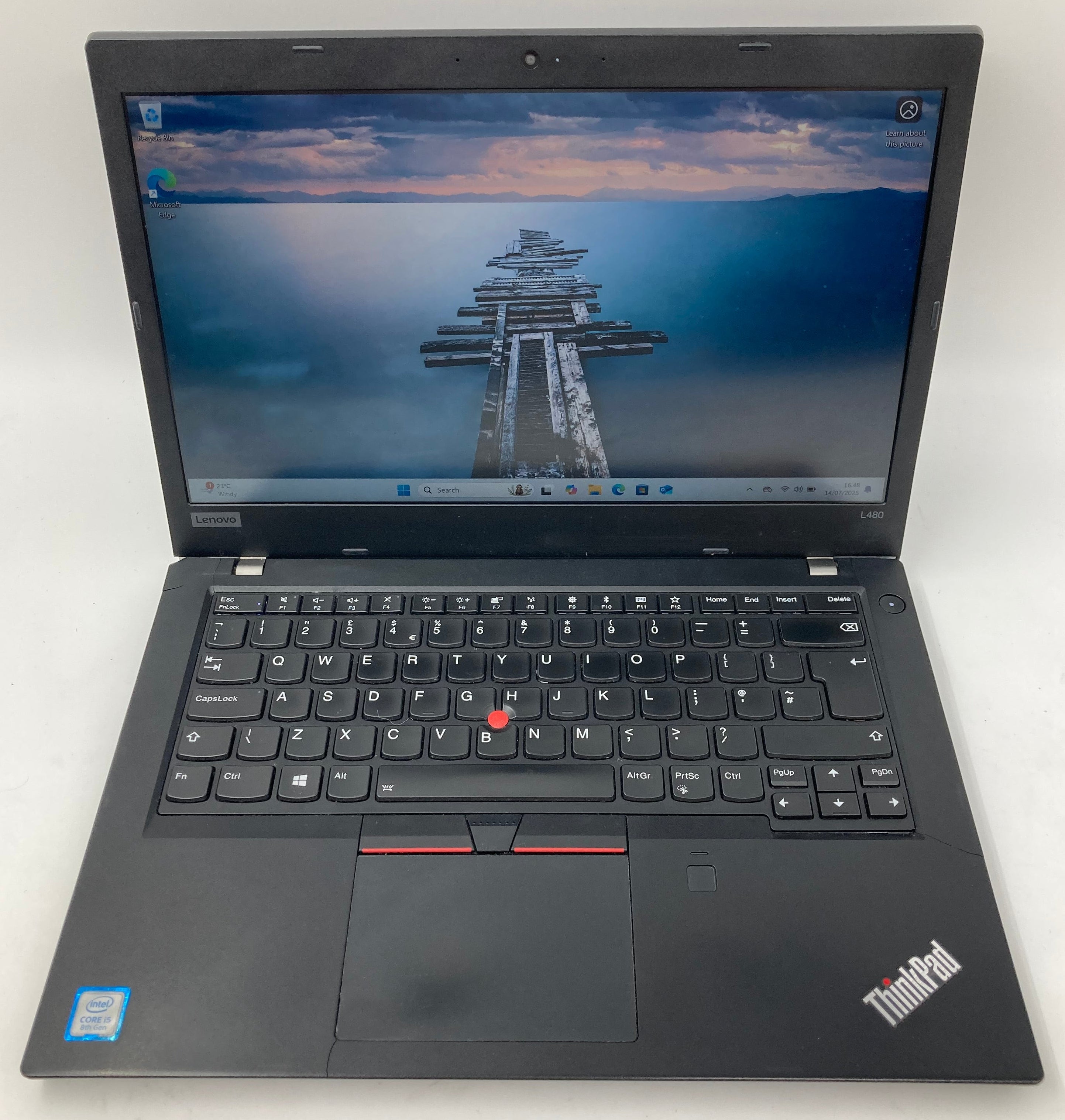 Lenovo Laptop ThinkPad L480 14" i5 8th Gen 16GB RAM 256GB SSD W11 #7