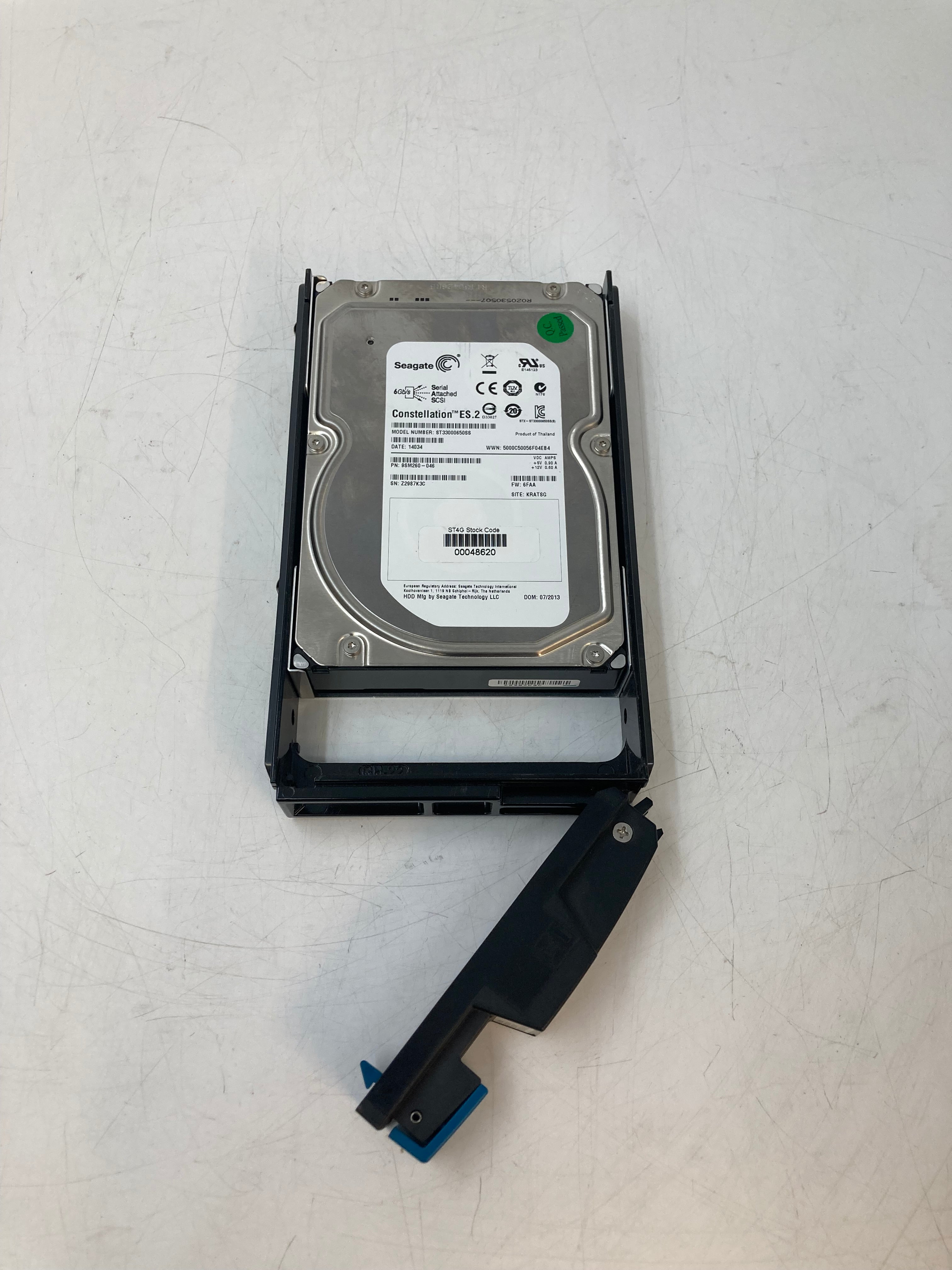 Seagate HDD | 3TB | 3.5 inch | SAS | ST33000650SS | 7.2K RPM | 6Gbps