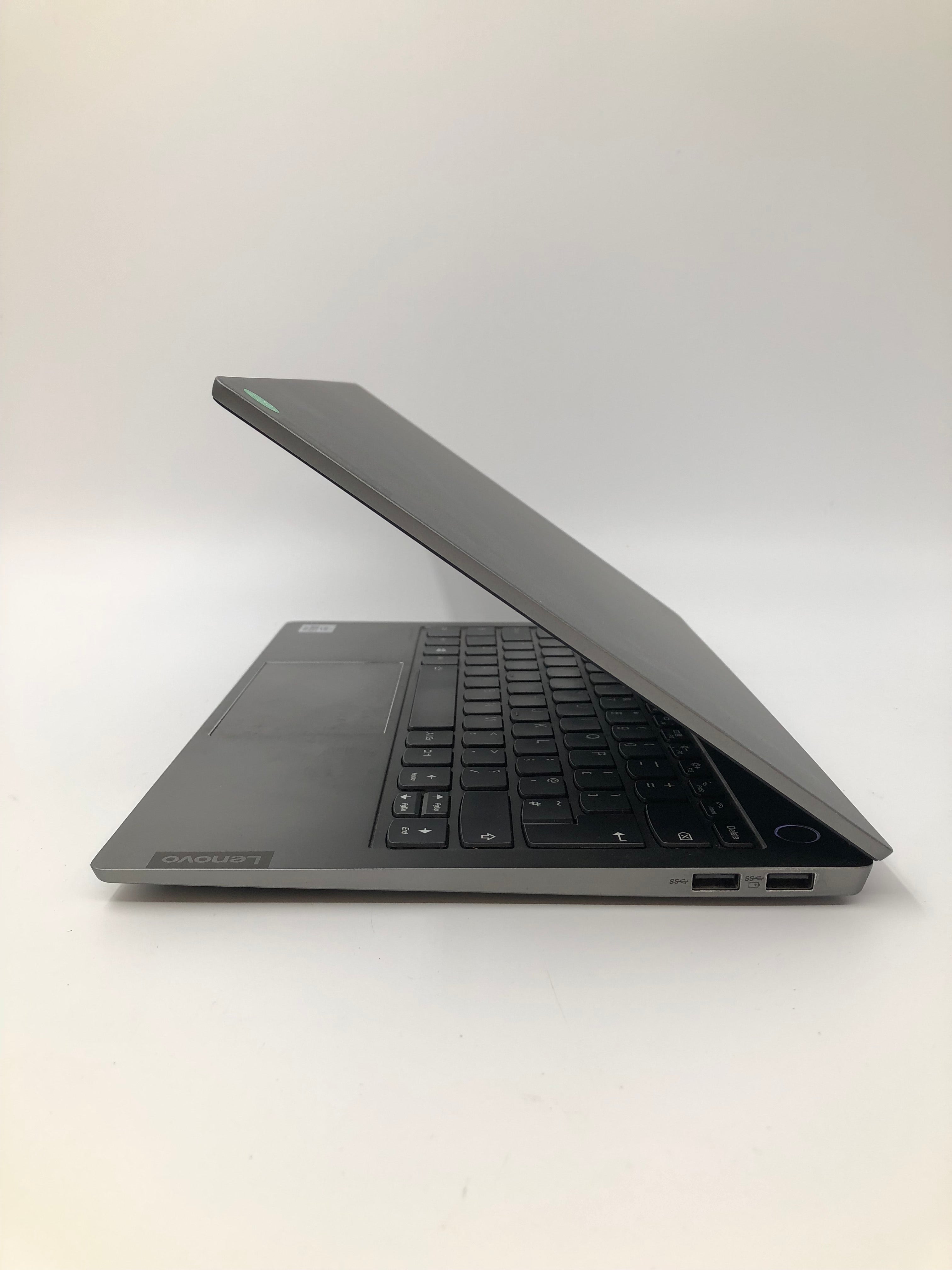 Lenovo ThinkBook 13S-IML side view showing USB ports