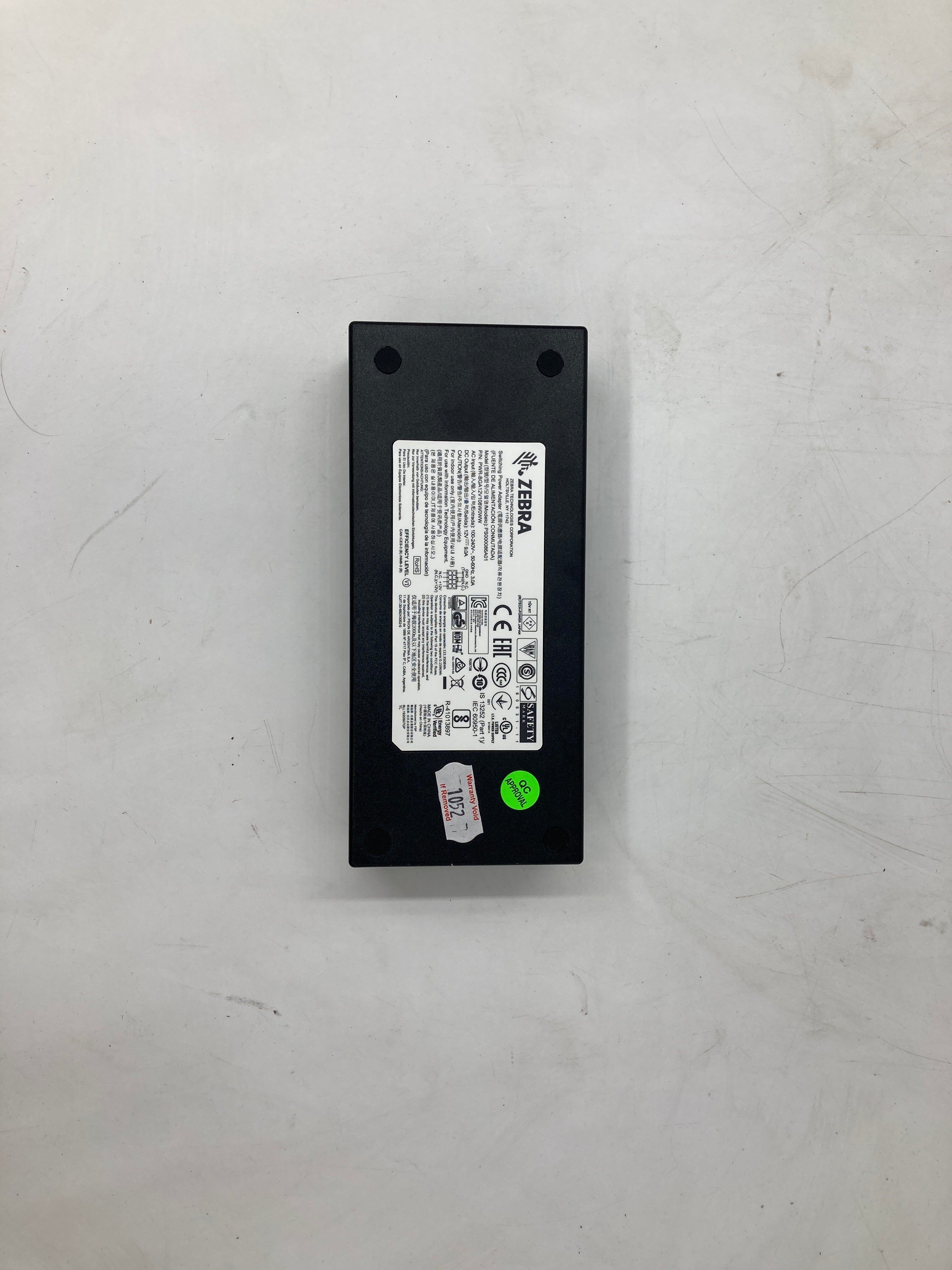 Zebra Switching Power Adapter PS000086A01 12V 9A