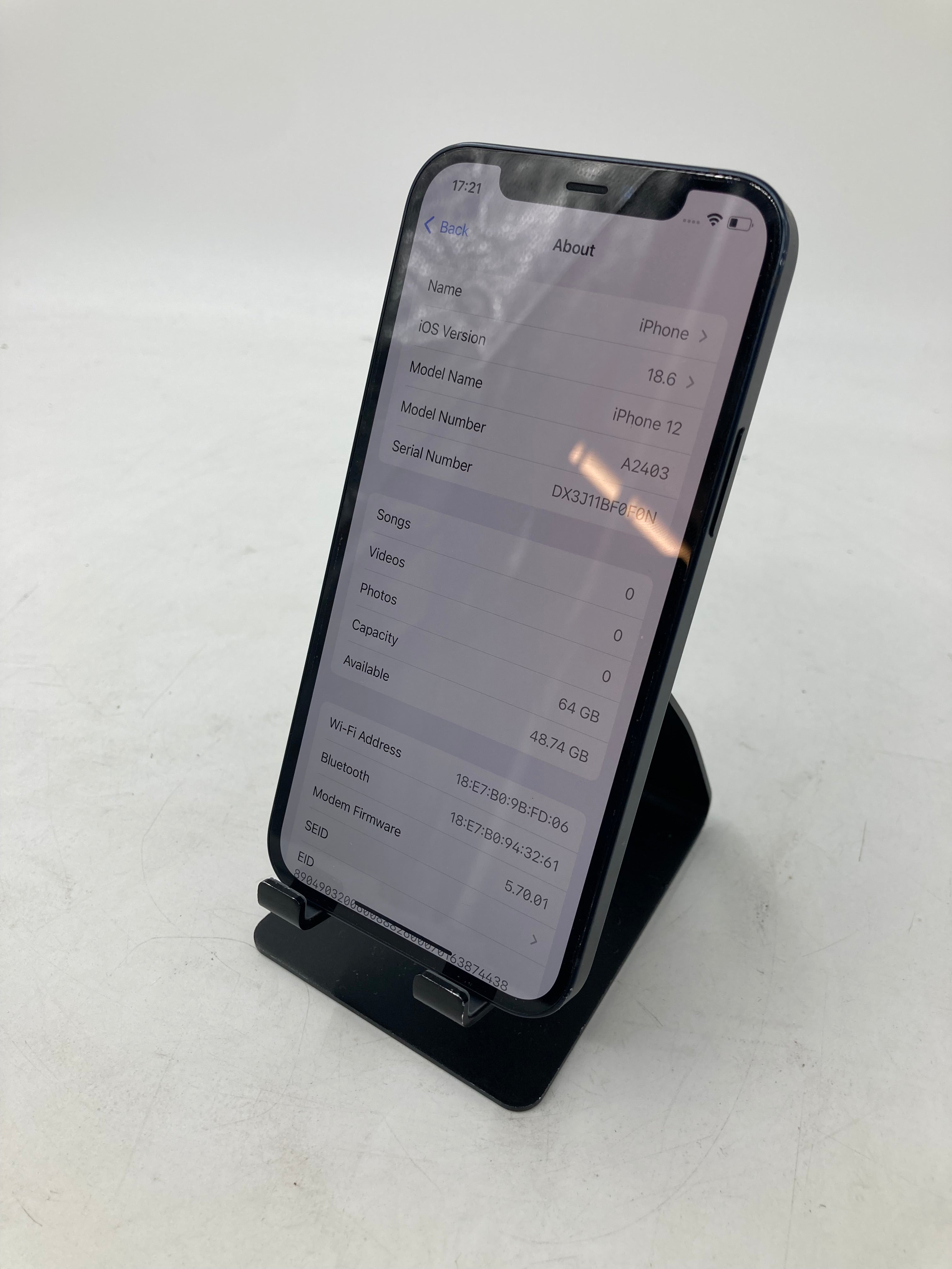 Apple iPhone 12 A2403 64GB Black - Unlocked #4