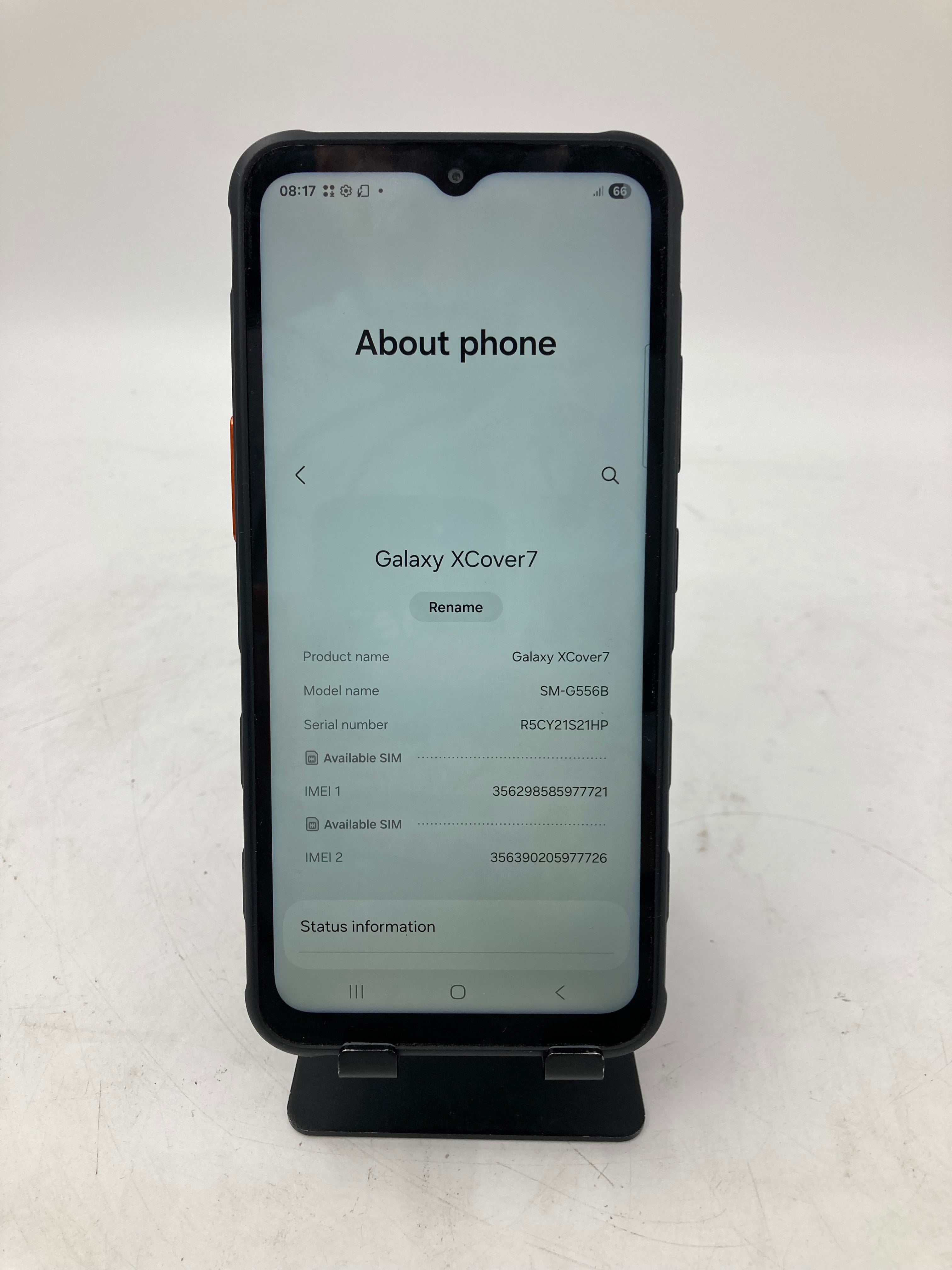 Samsung Galaxy XCover 7 2024 6.6" Screen 128GB Storage Black Unlocked