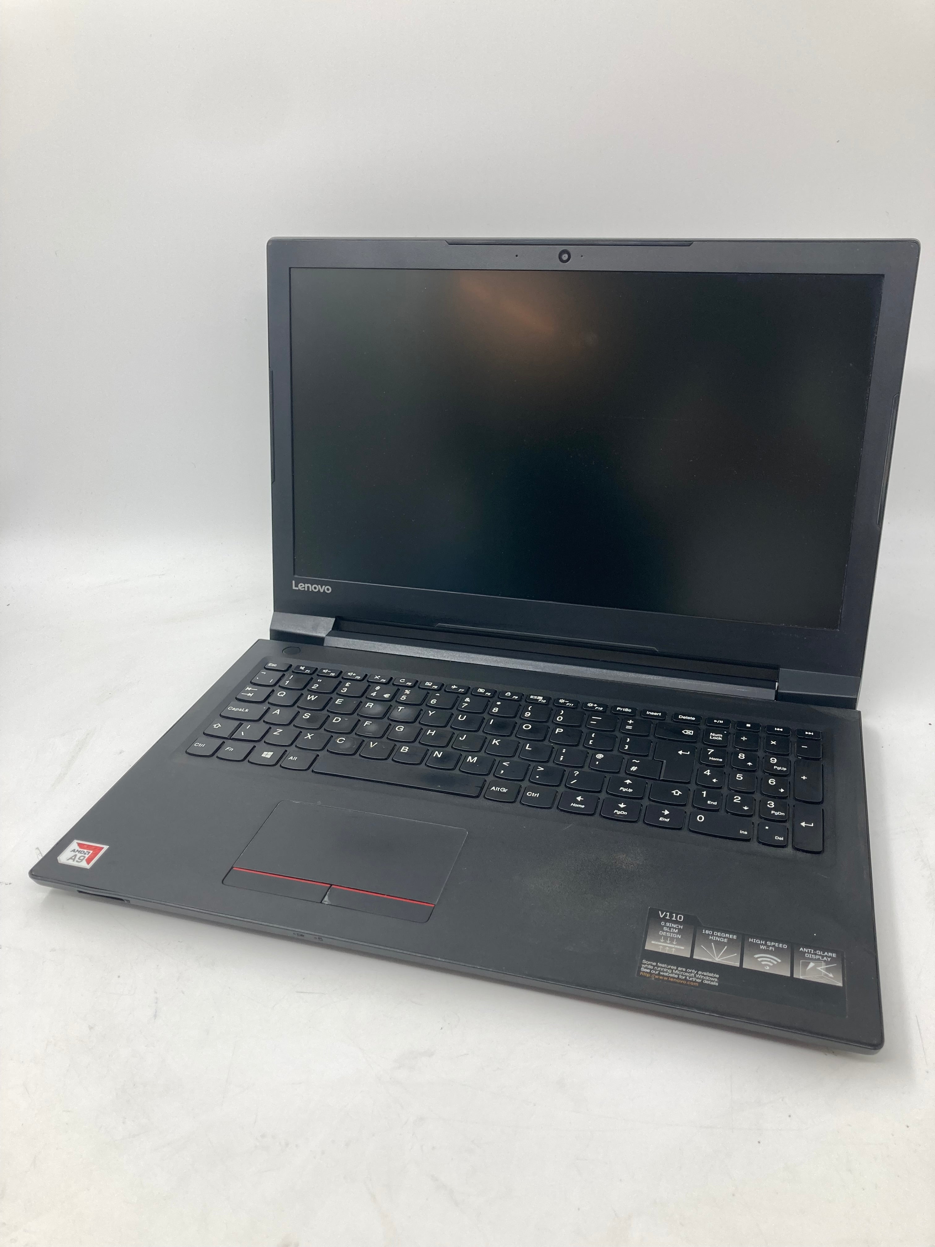 Lenovo V110-15AST 15" Screen AMD A9 4GB RAM No SSD No OS *Spares*