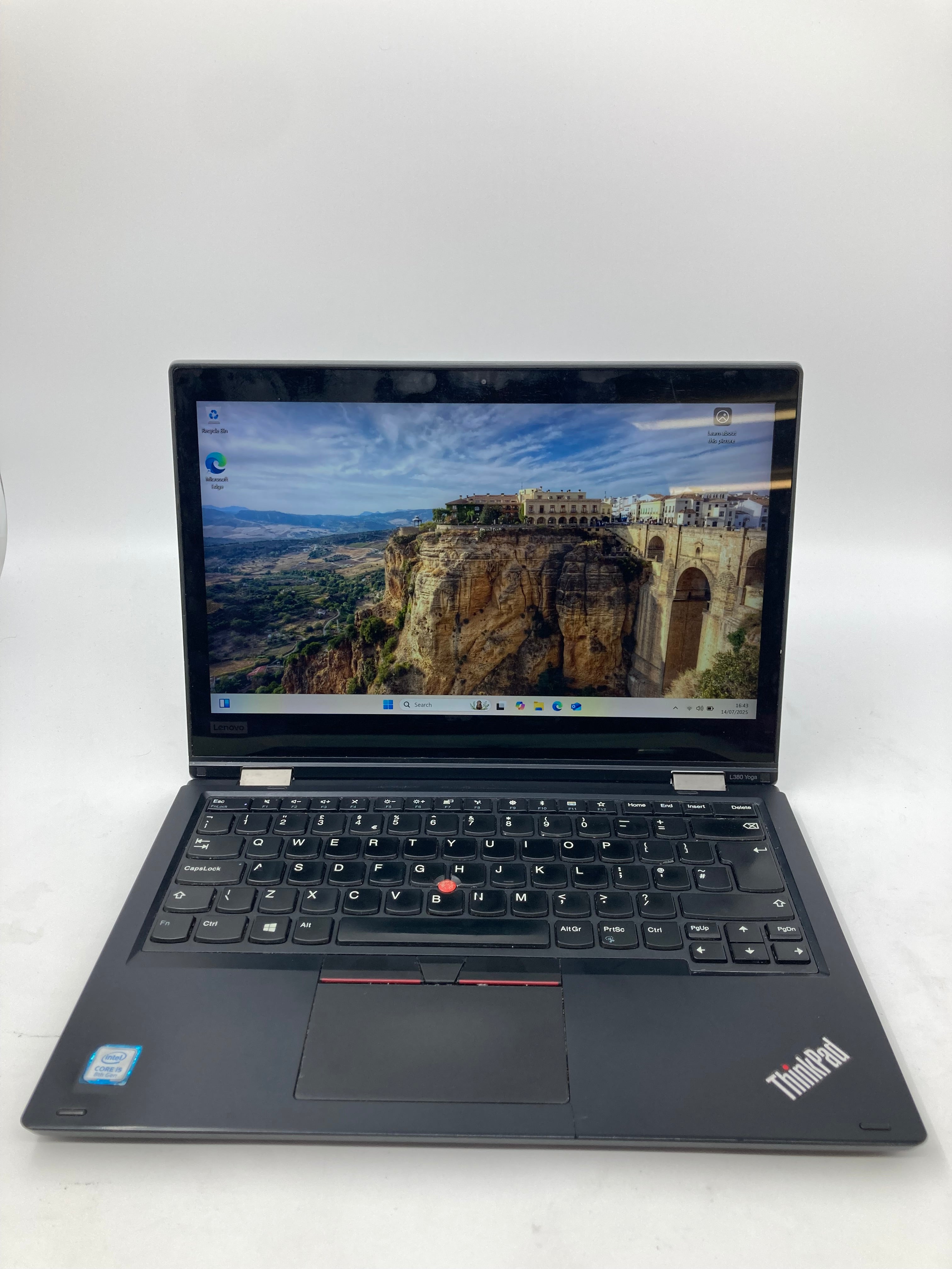 Lenovo L390 Yoga 13.3" Screen i5 8th Gen 16GB RAM 512 SSD Win 11