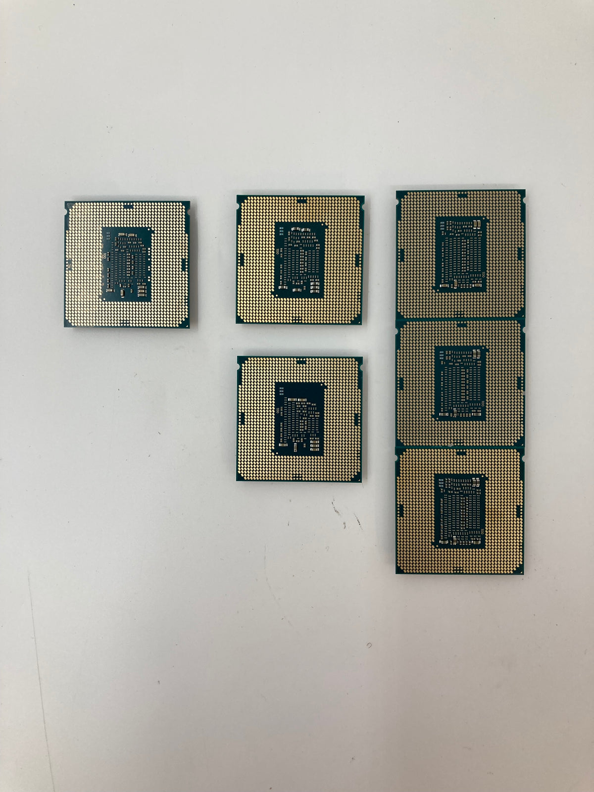 Batch x6 Mixed Intel Core CPUs | x1 i5 6th Gen, x1 i5 7th Gen, x1 i3 7th Gen, x3 i5 8th Gen
