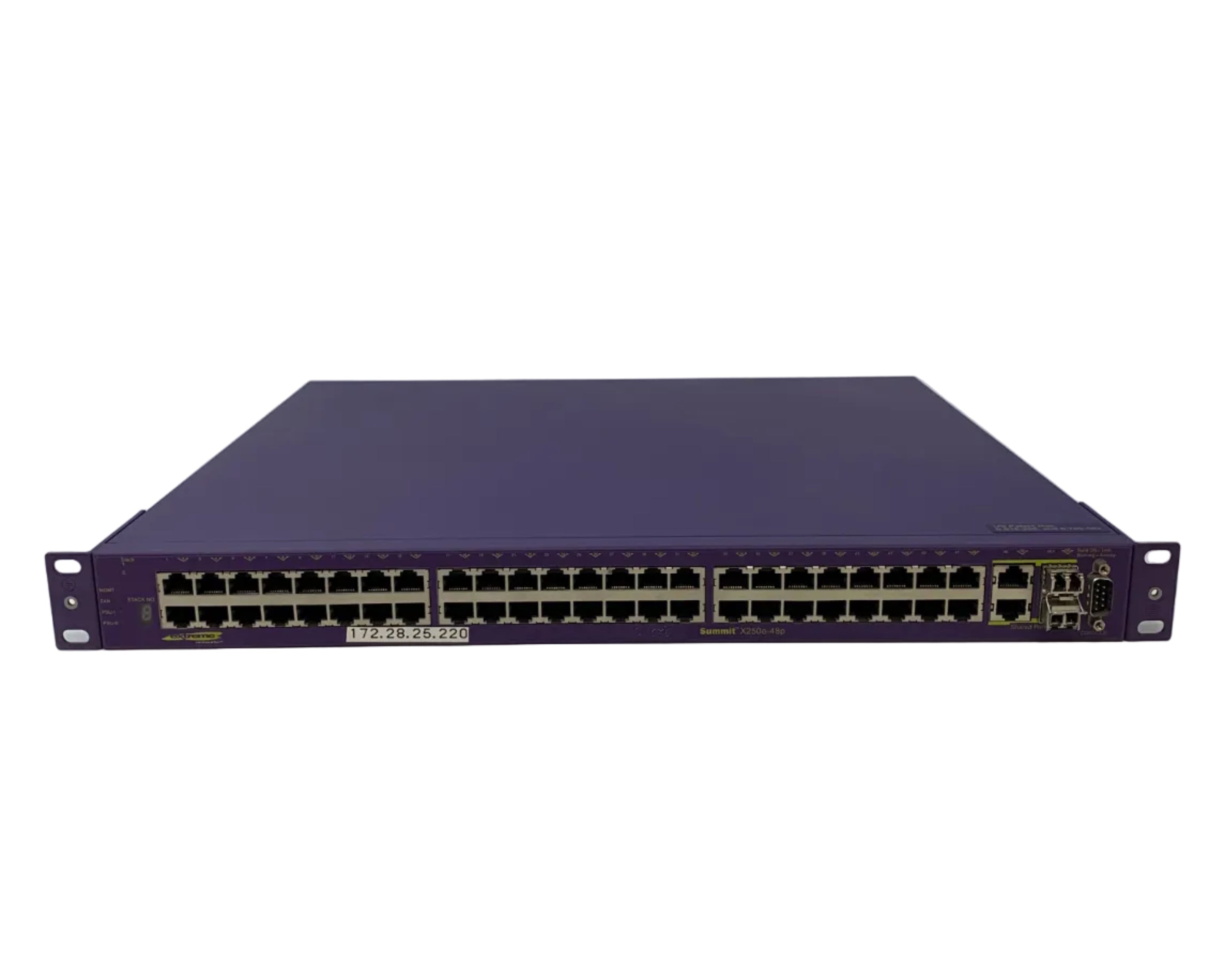 Extreme Summit 48 Port Network Switch | X250e-48p | 100Mbps | PoE