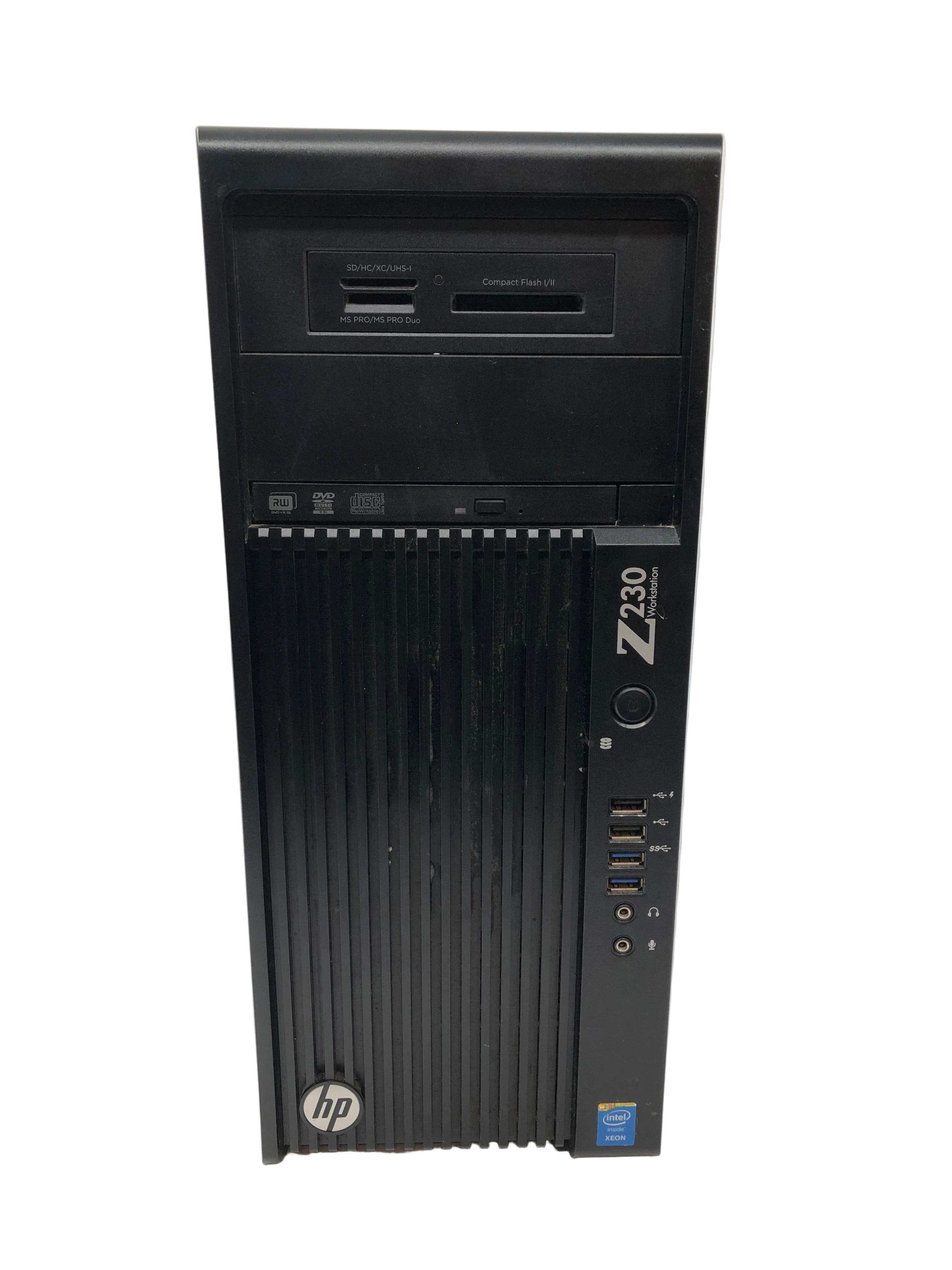 HP Desktop Z230 Tower Workstation Xeon E3-1225 8GB RAM NO SSD NO OS *Spares*