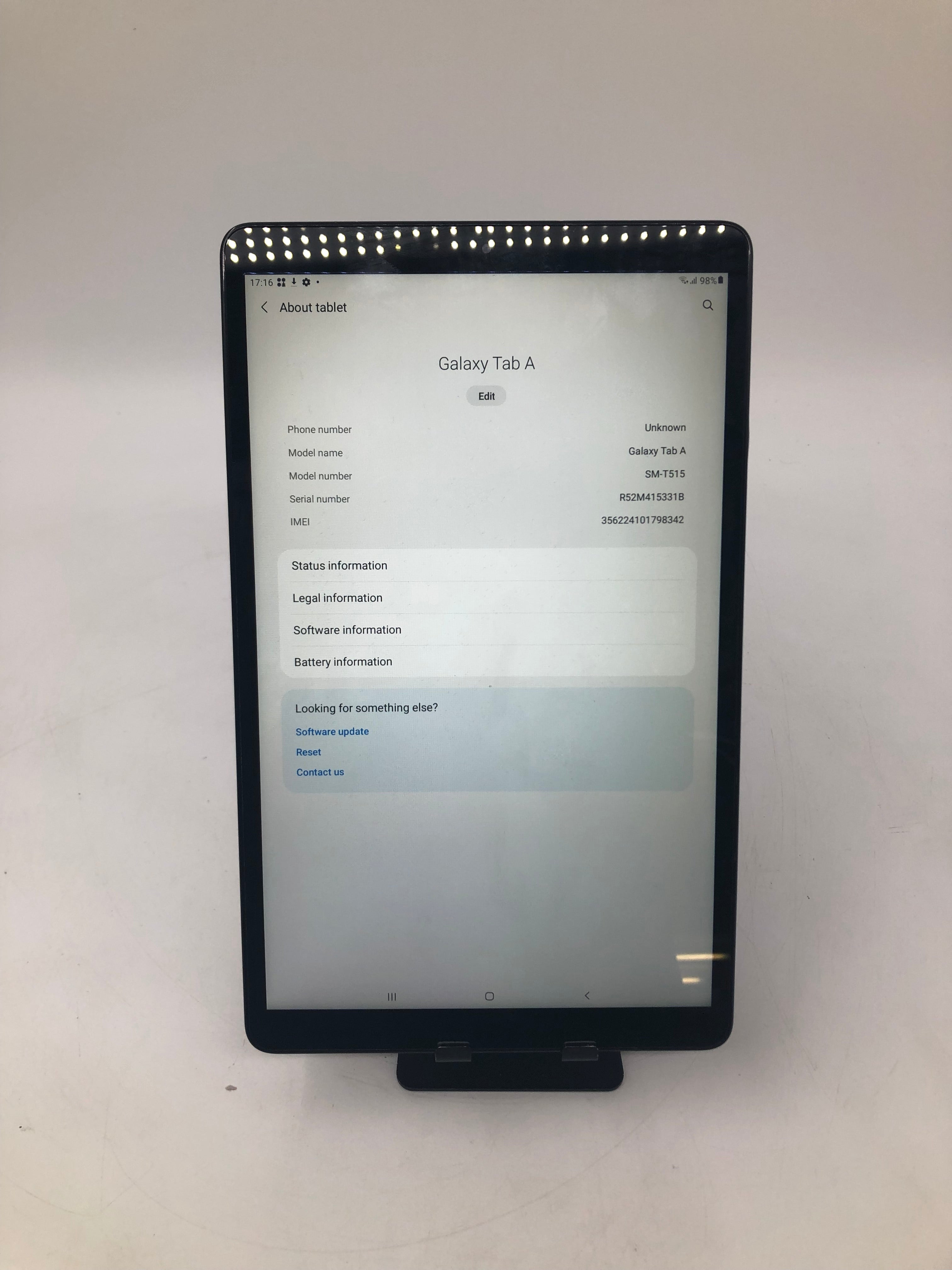 Samsung Galaxy Tab A 10.1" Screen 2019 16GB Storage Black
