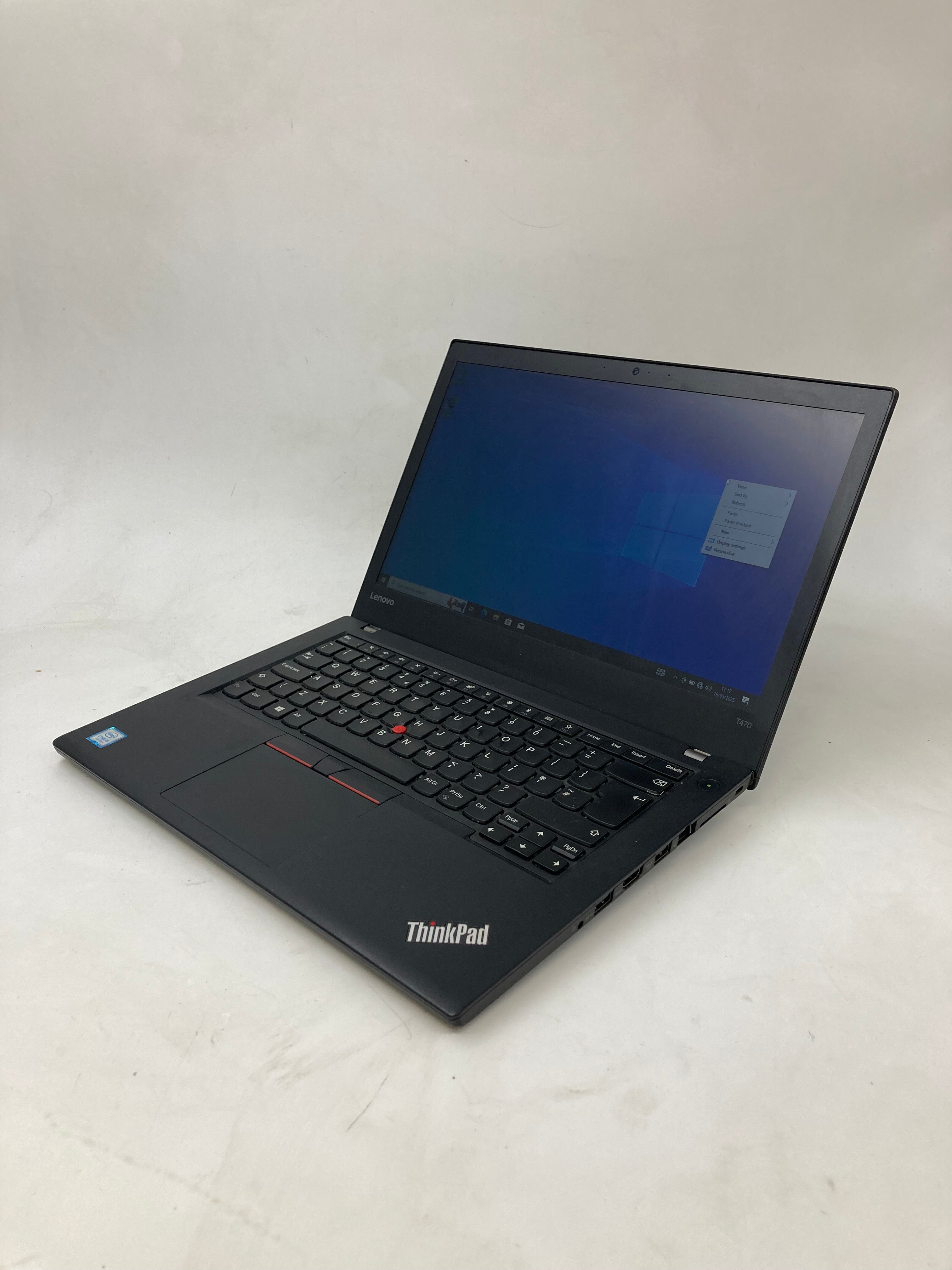 Lenovo Laptop Thinkpad T470 14" Screen i5 7200U 8GB Ram 128GB SSD Win 10