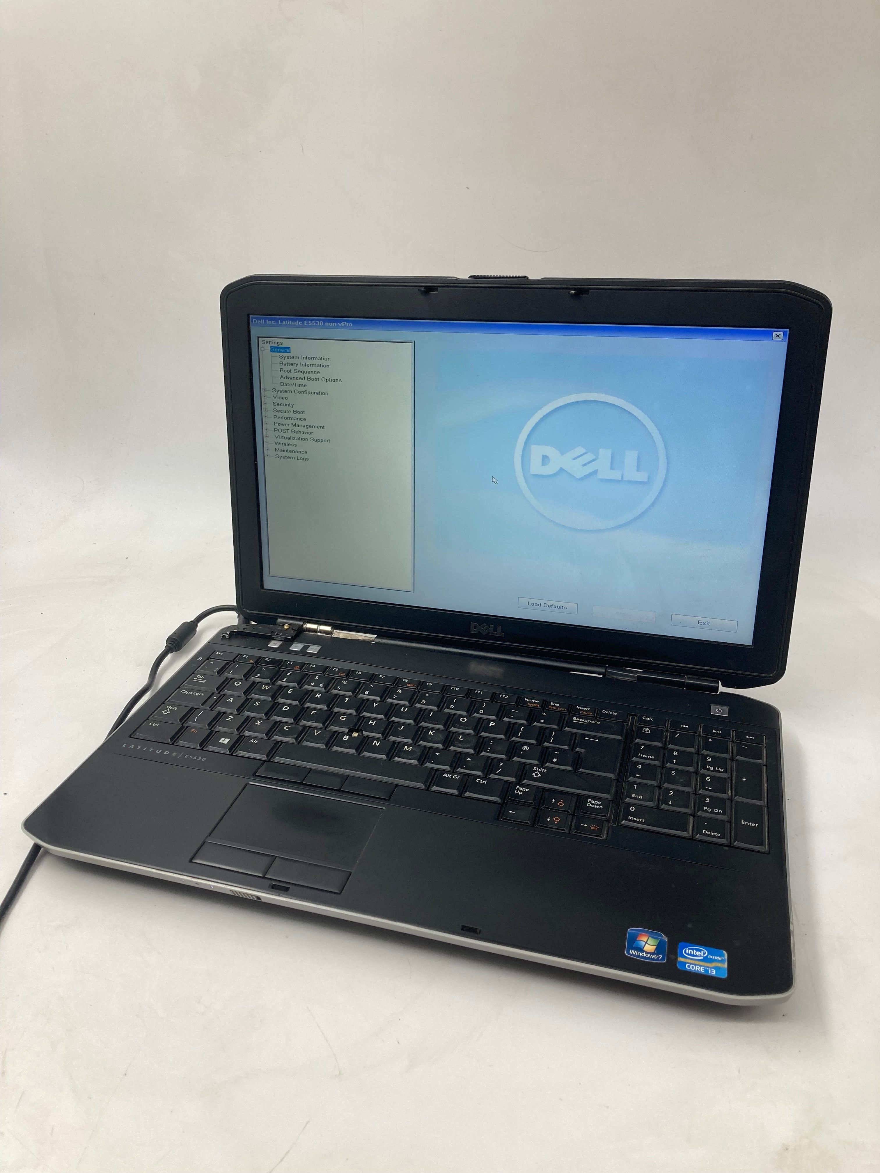 Dell E5530 15.6" Screen i3 2nd Gen 4GB RAM No SSD No OS