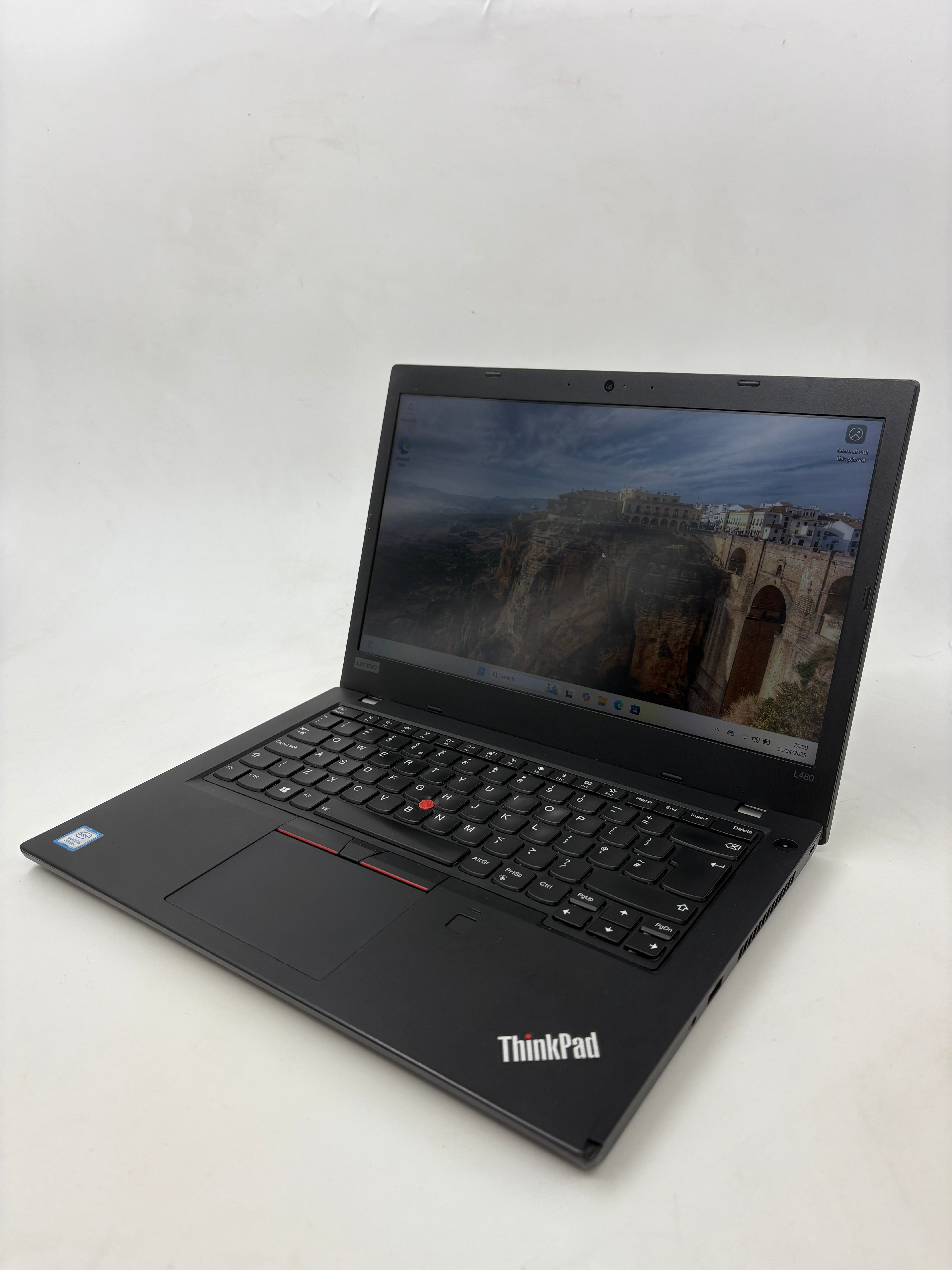 Lenovo Laptop ThinkPad L480 14" Screen i5 8th Gen 16GB RAM 256GB SSD W11