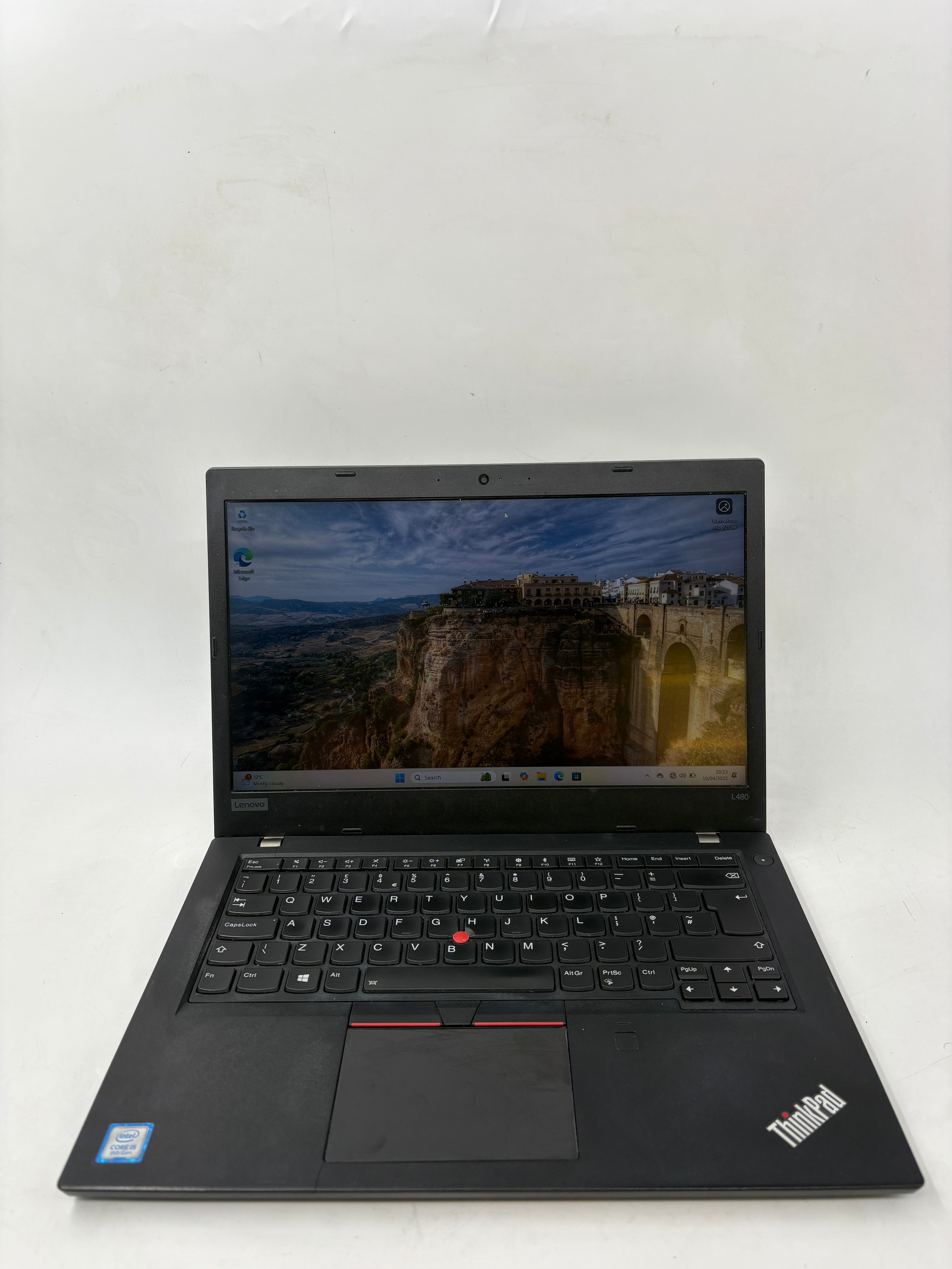 Lenovo Laptop ThinkPad L480 14" Screen i5 8th Gen 16GB RAM 128GB SSD W11