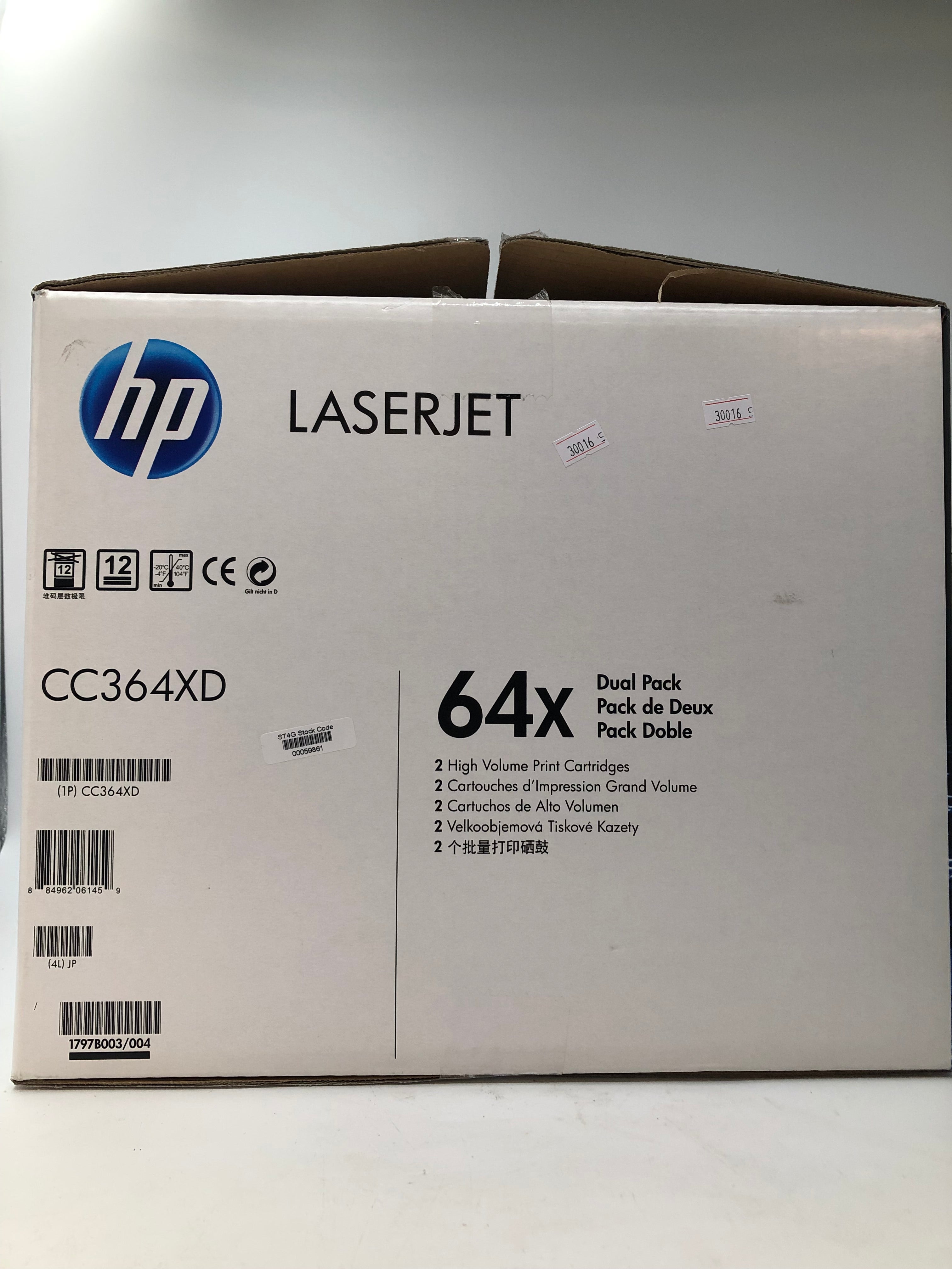 HP Print Cartridge LaserJet CC364XD P4015 P4515 Black Genuine Toner Cartridge