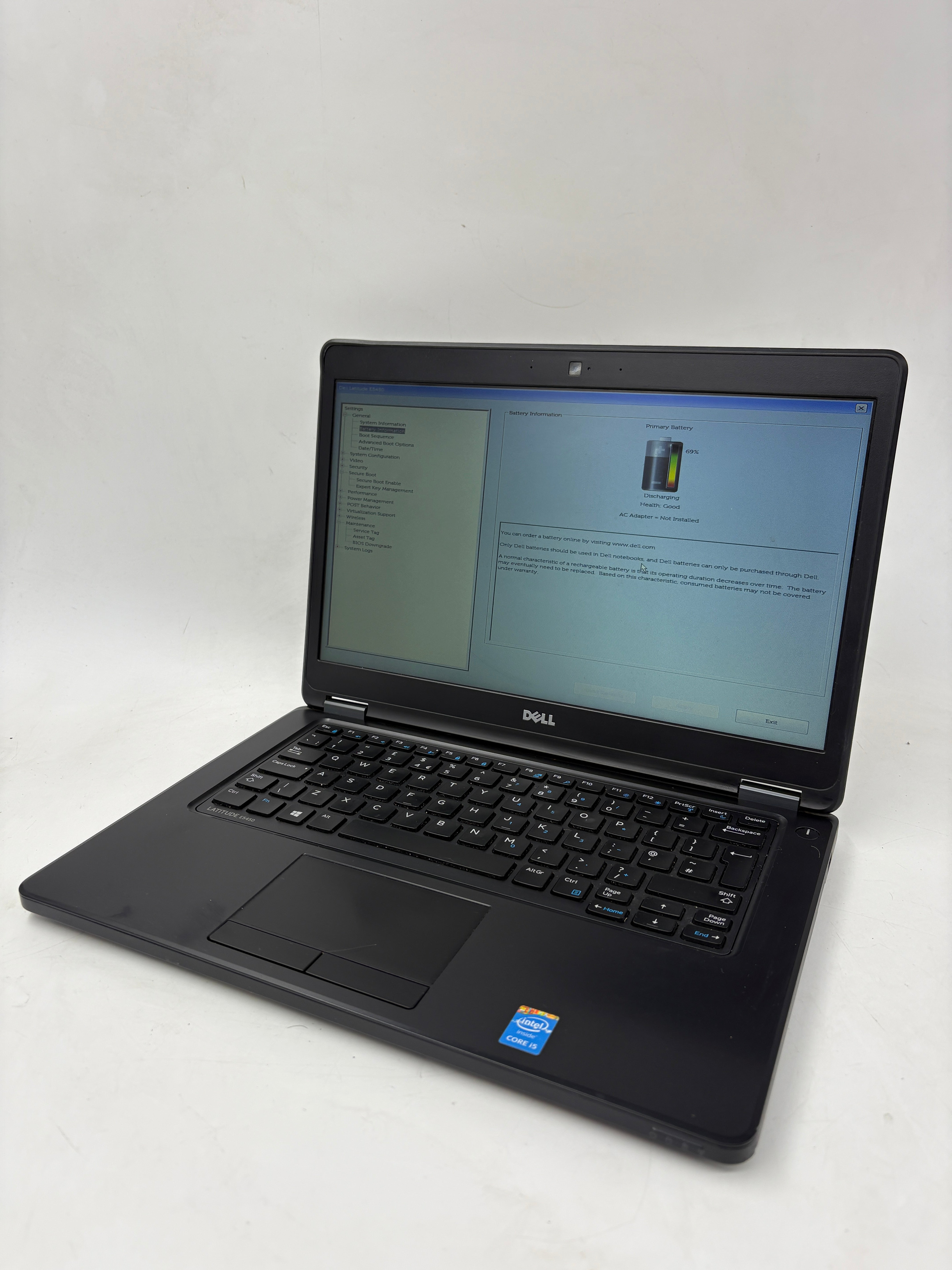 Dell Laptop Latitude E5450 14" Screen i5 5th Gen 8GB RAM NO SSD NO OS