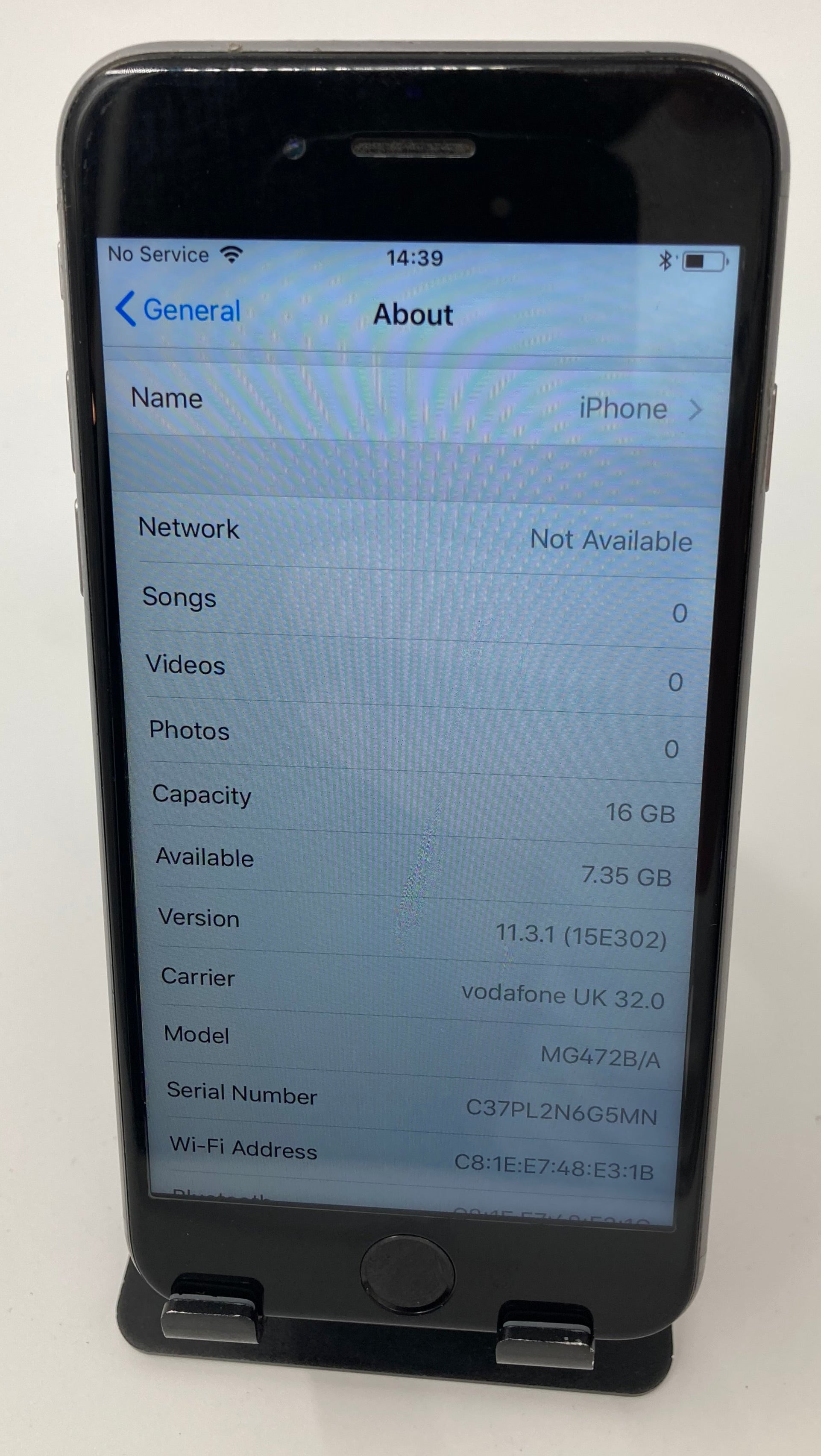 Apple iPhone 6 A1586 EMC 2816 16GB Grey Unlocked