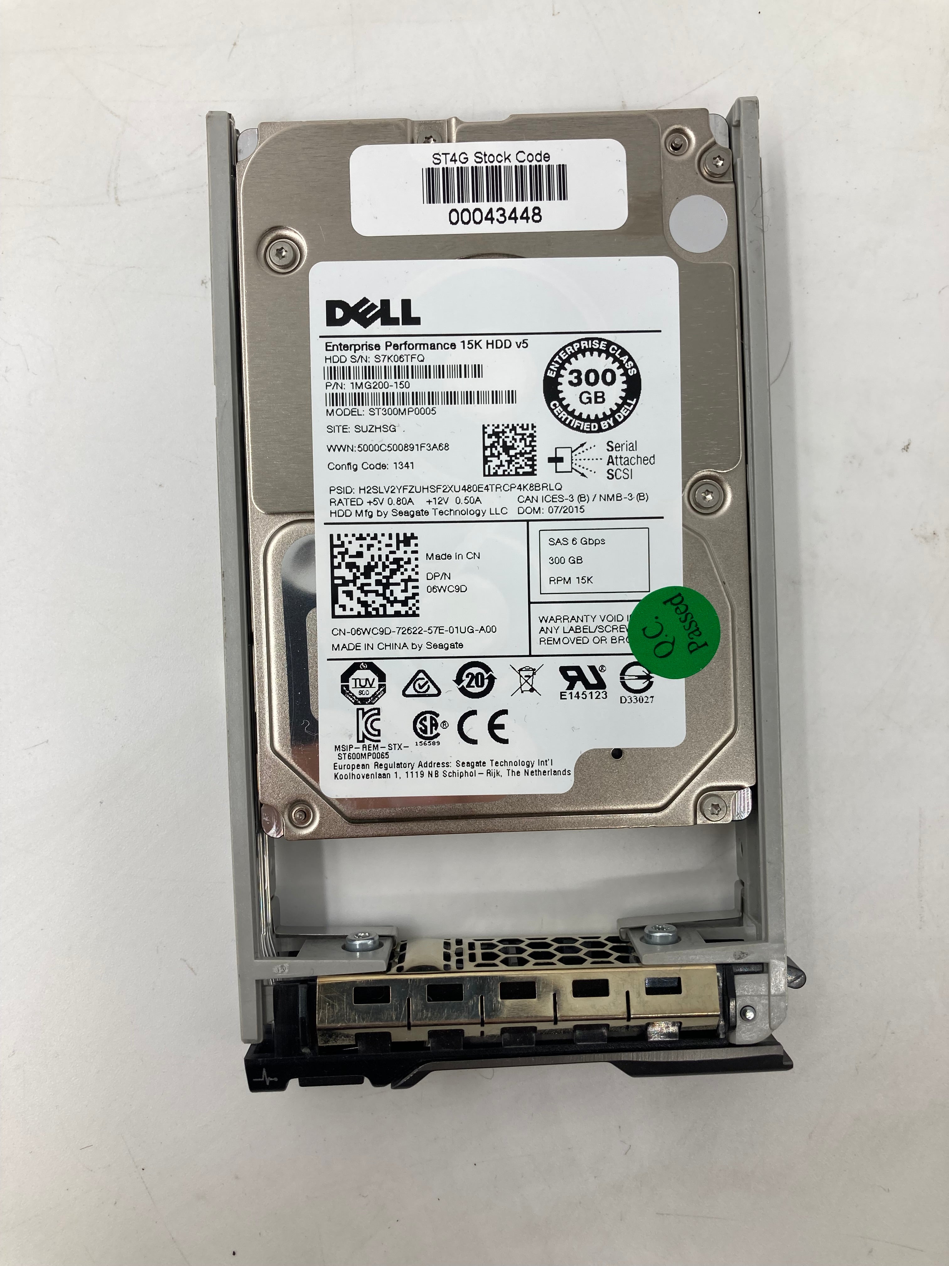 Batch of 52 2.5" SAS 300GB Hard Disk Drives - Mixed Brands and Models