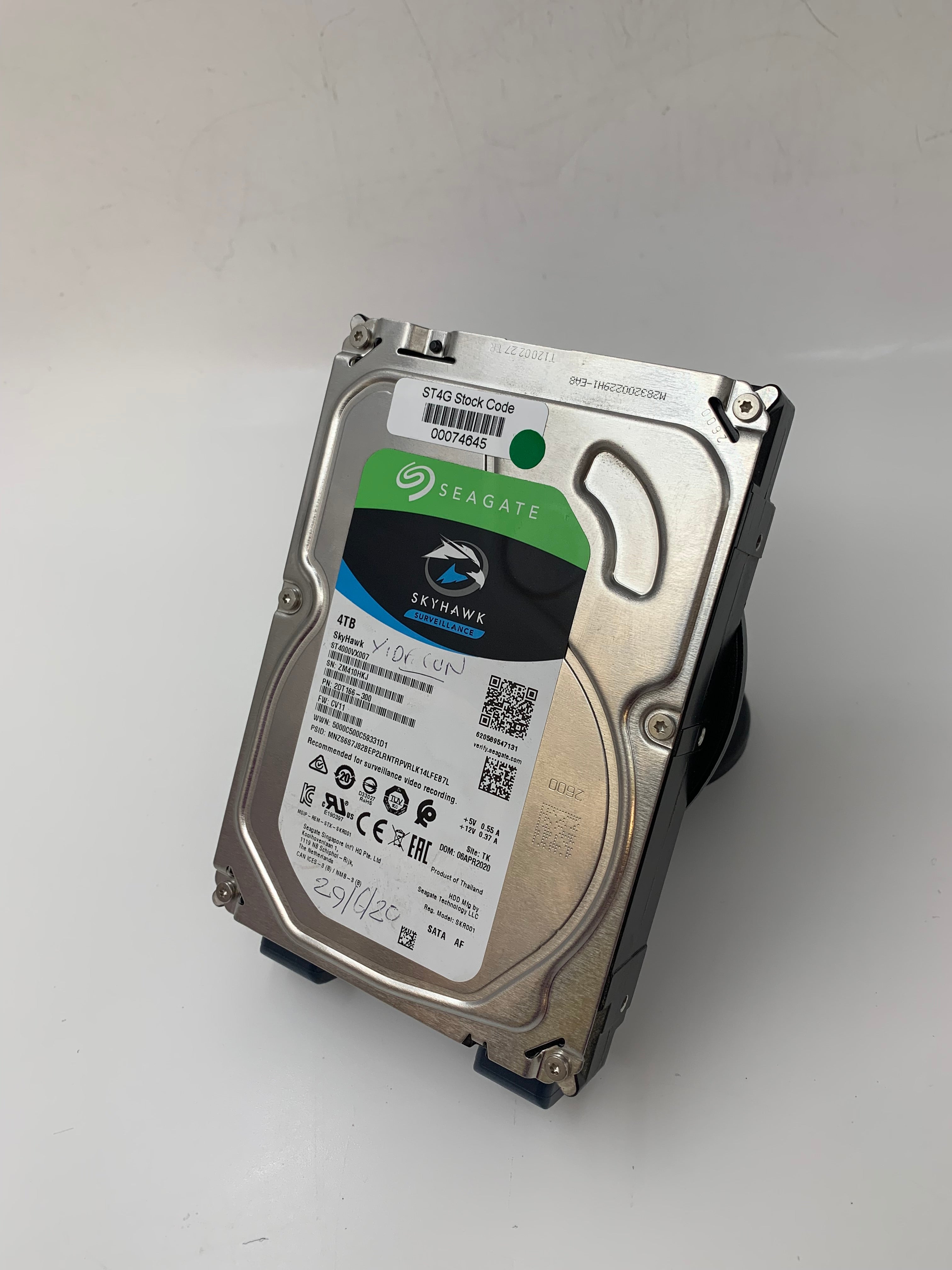 Seagate Hard Disk Drive | 4TB | 3.5 Inch | SATA | ST4000VX007 | 5900 RPM | 6 Gbps