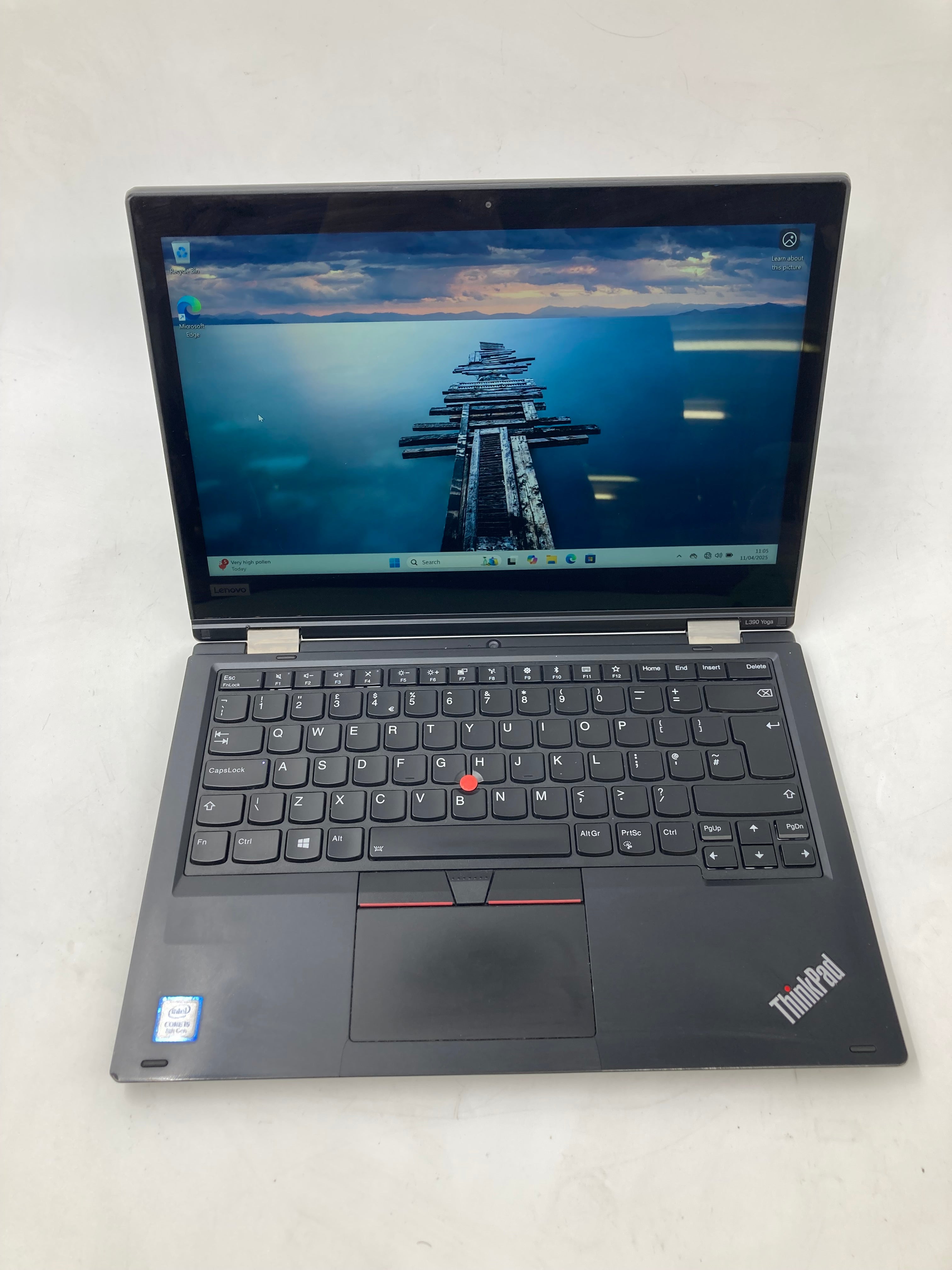 Lenovo Laptop ThinkPad L390 Yoga 13.3" Touch i5-8265U 16GB RAM 256GB SSD W11 OS