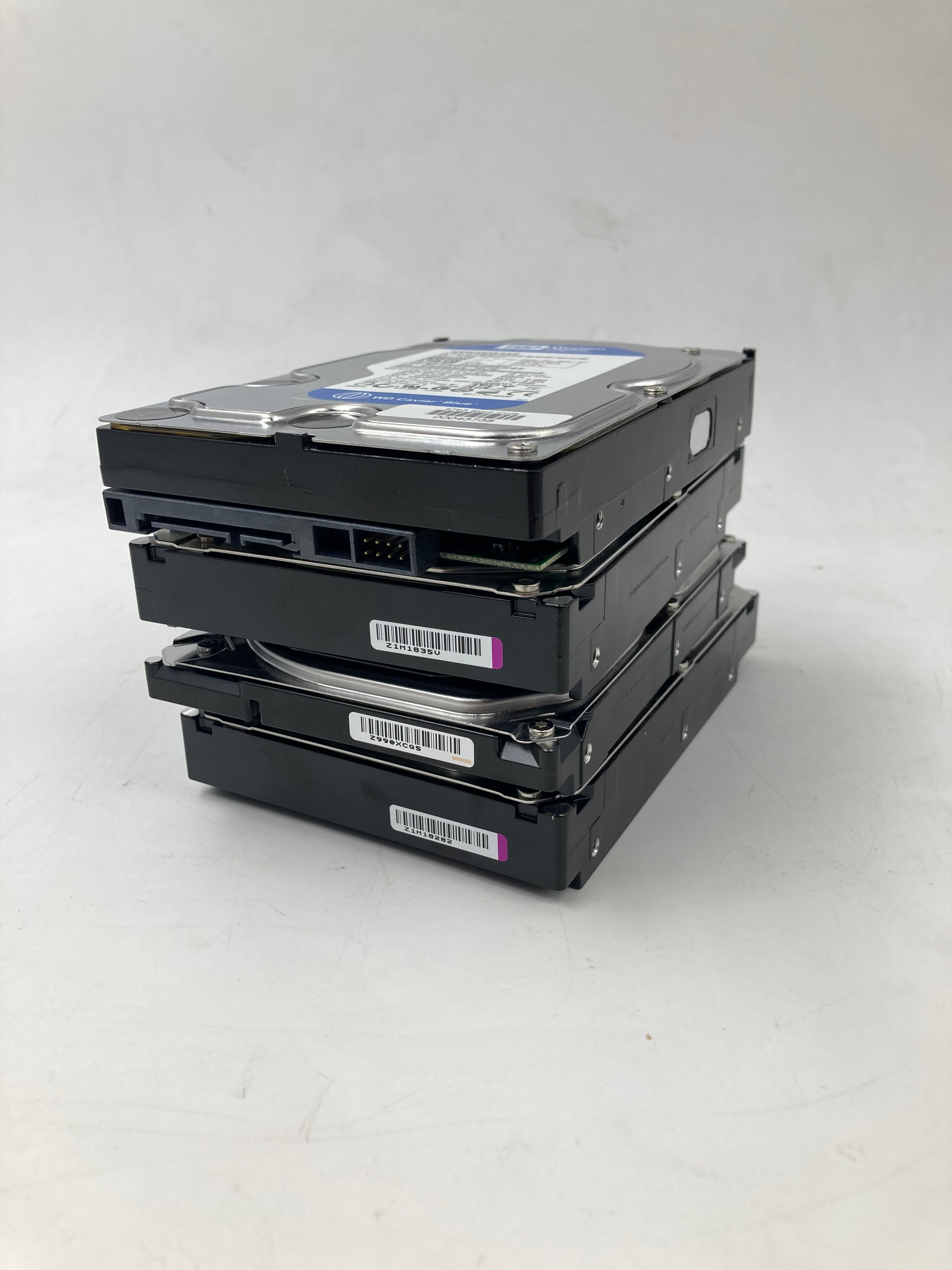 Batch of 4 3.5" SATA 640GB/500GB Hard Disk Drives - Mixed Brands