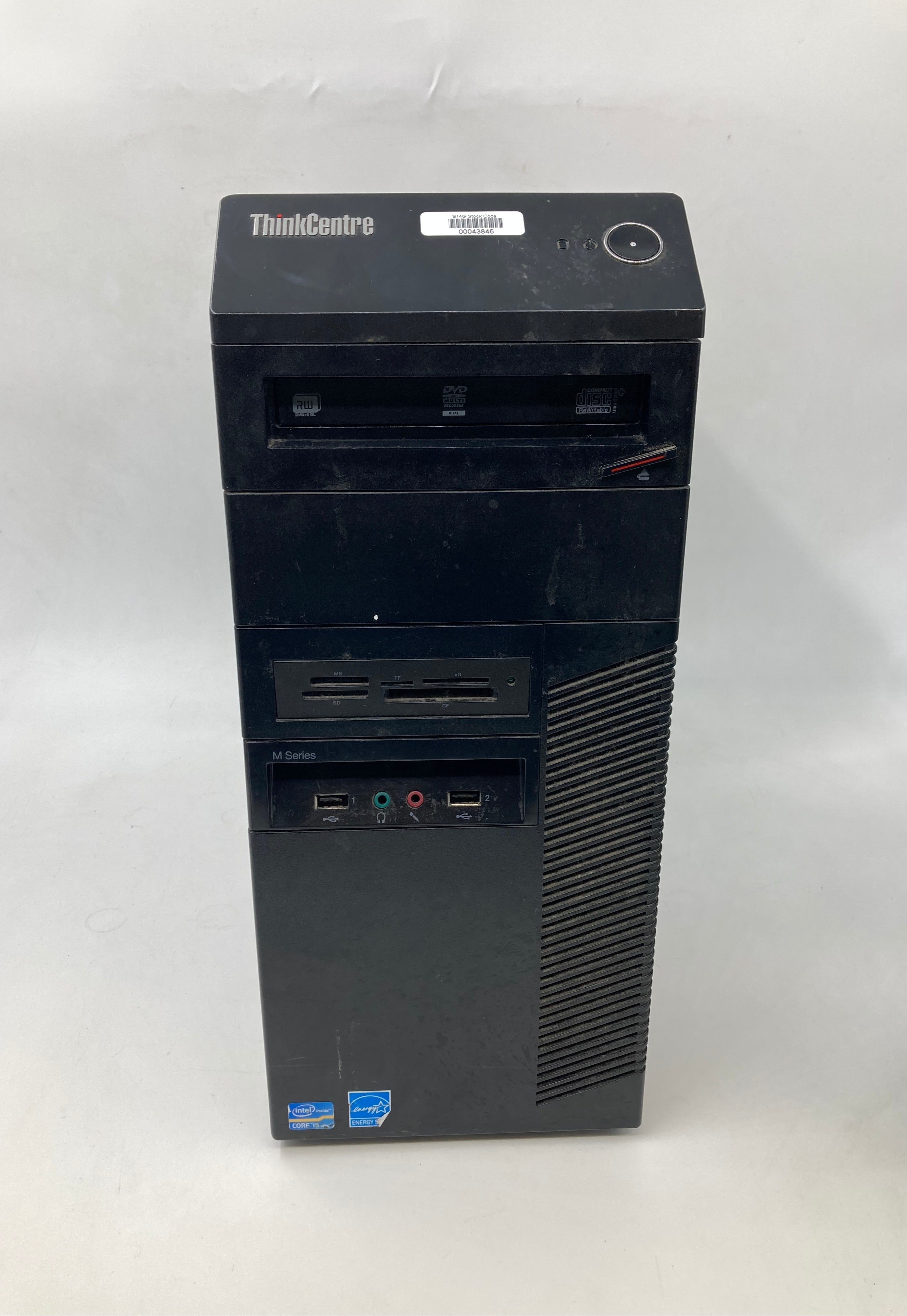 Lenovo Desktop PC ThinkCentre M92P i5-3470 8GB RAM No SSD No OS