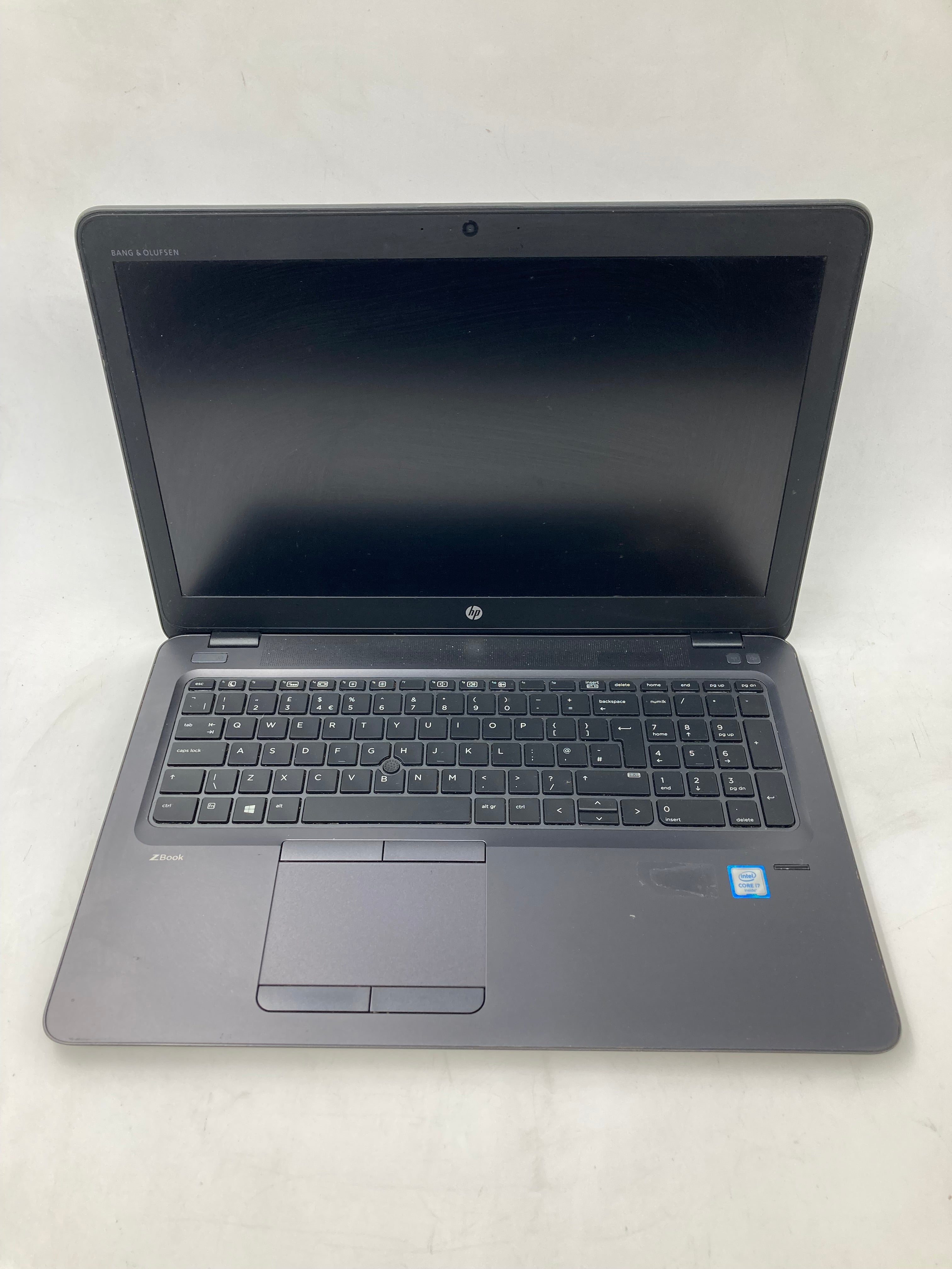 HP Laptop ZBook 15u G3 15.6" i7 6th Gen No RAM No HDD *Spares*