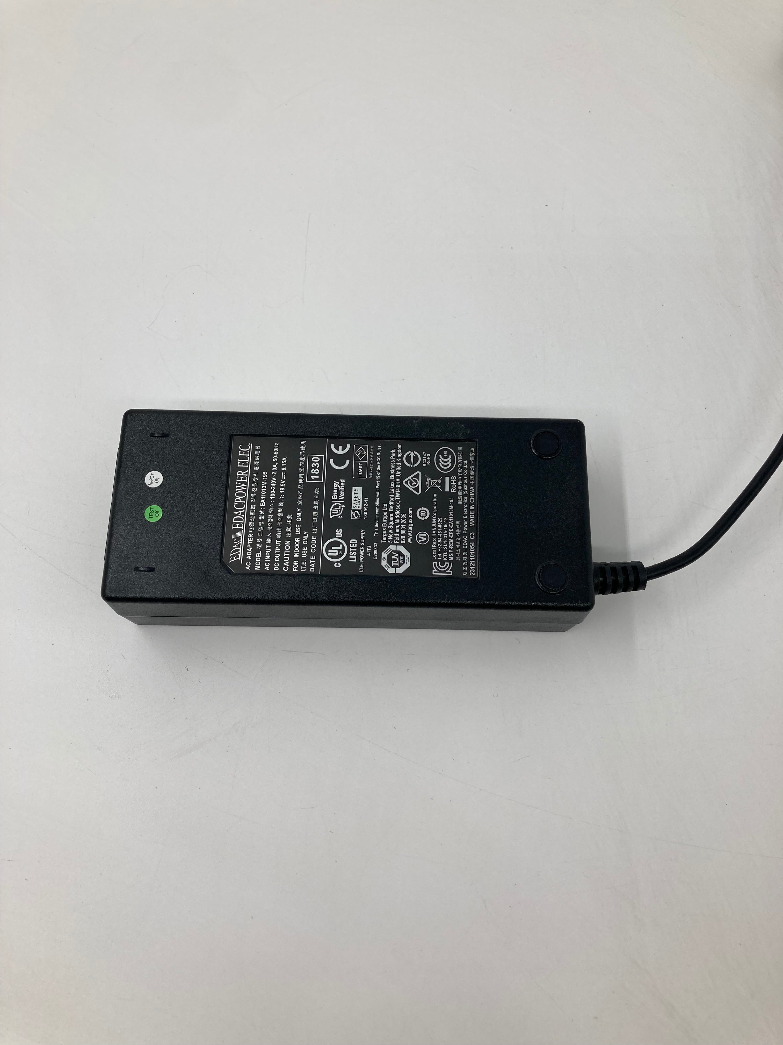 Batch x5 EDAC Power Large Tip AC Adapter Charger 120W - Black