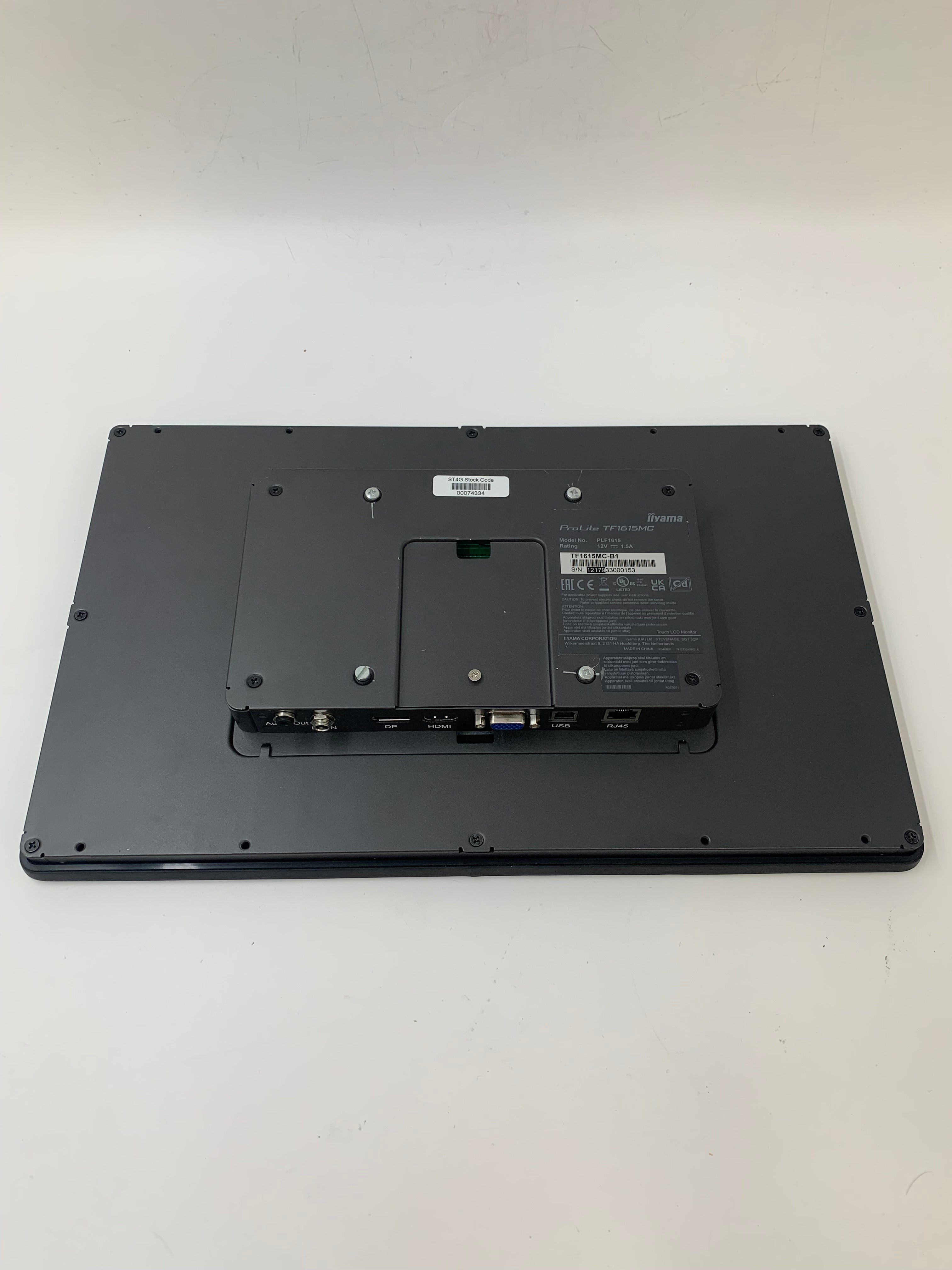 Iiyama ProLite TF1615MC-B1, 15.6" FHD, IPS, Touchscreen, Refurbished