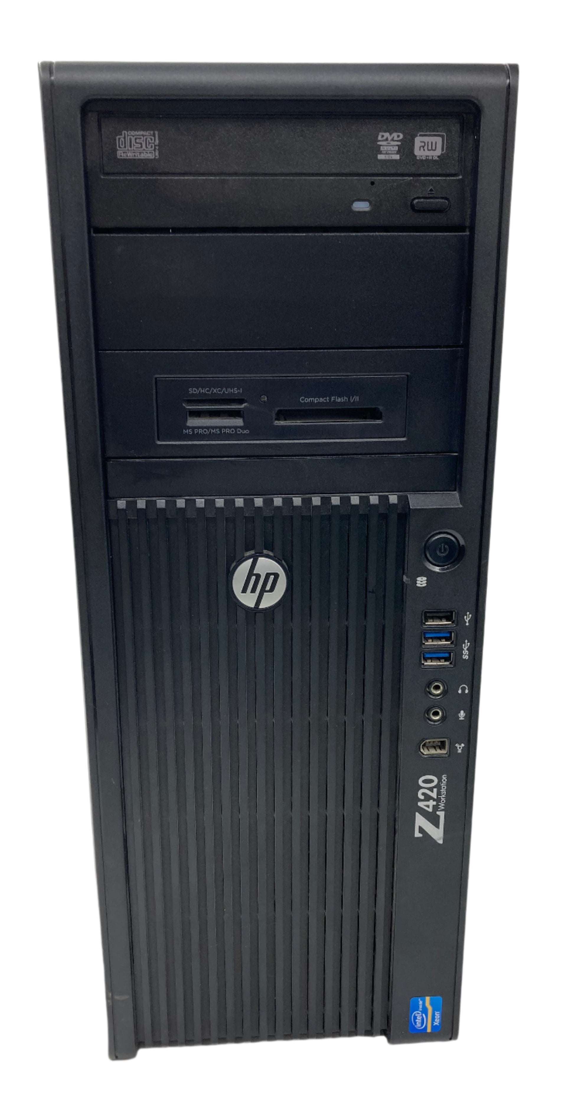 HP Workstation Z420 3x 3.5" Bays Intel Xeon E5-1629 v2 3.70GHz 8GB RAM