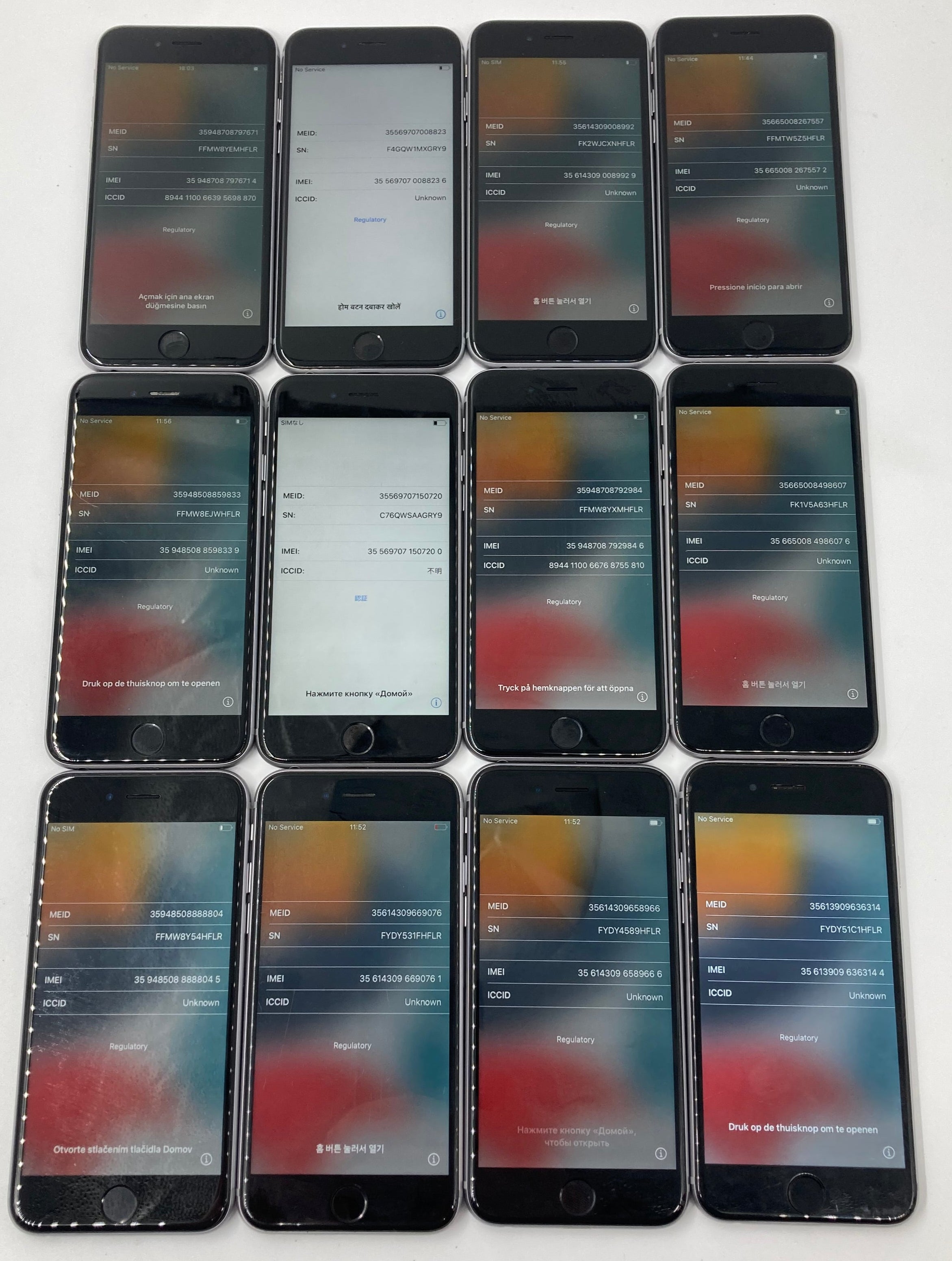 Apple iPhone 6s A1688 Mixed Colours Batch of 23 *Spares*