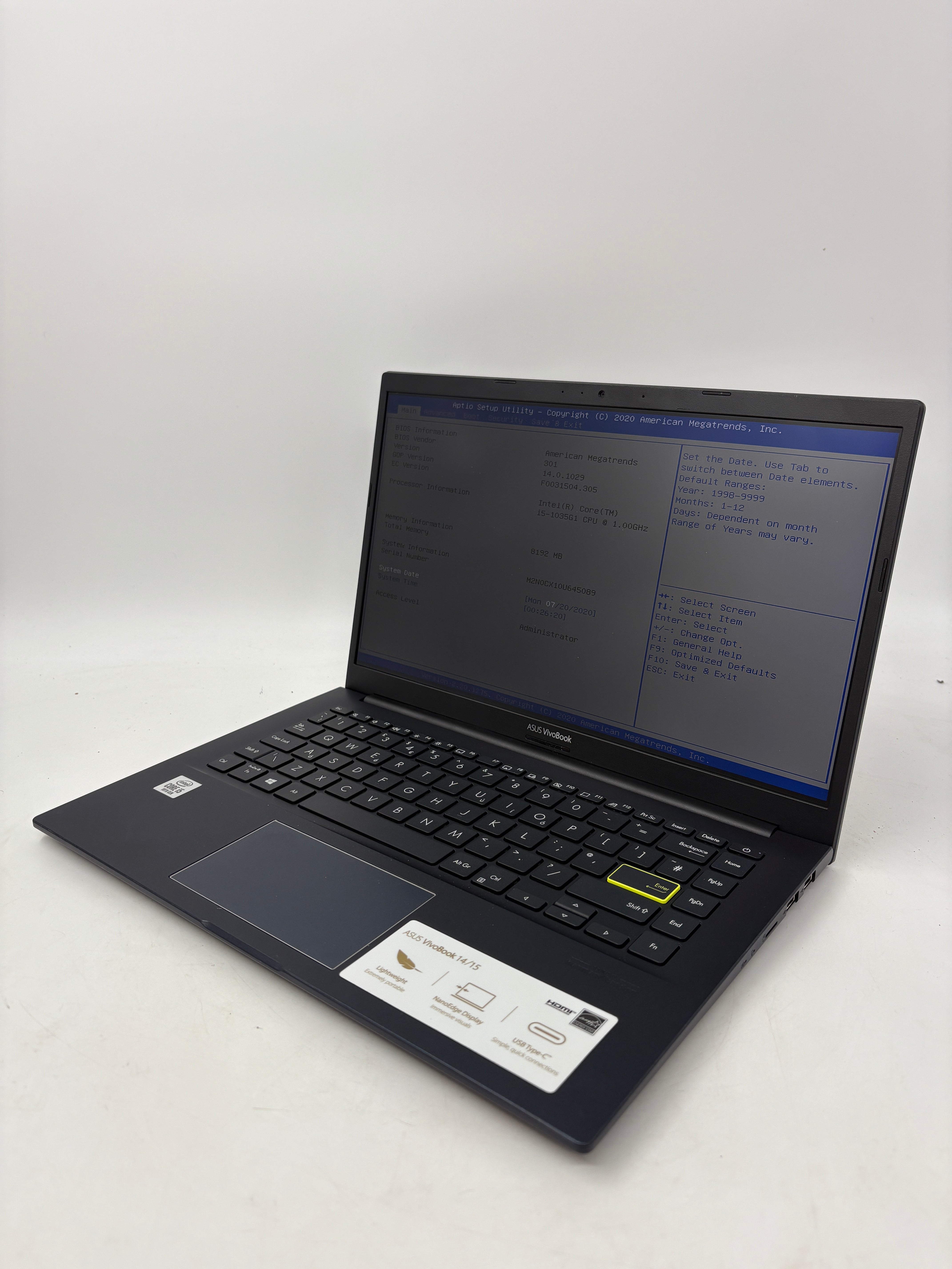 ASUS Laptop VivoBook X413J i5 10th Gen 8GB RAM NO SSD NO OS