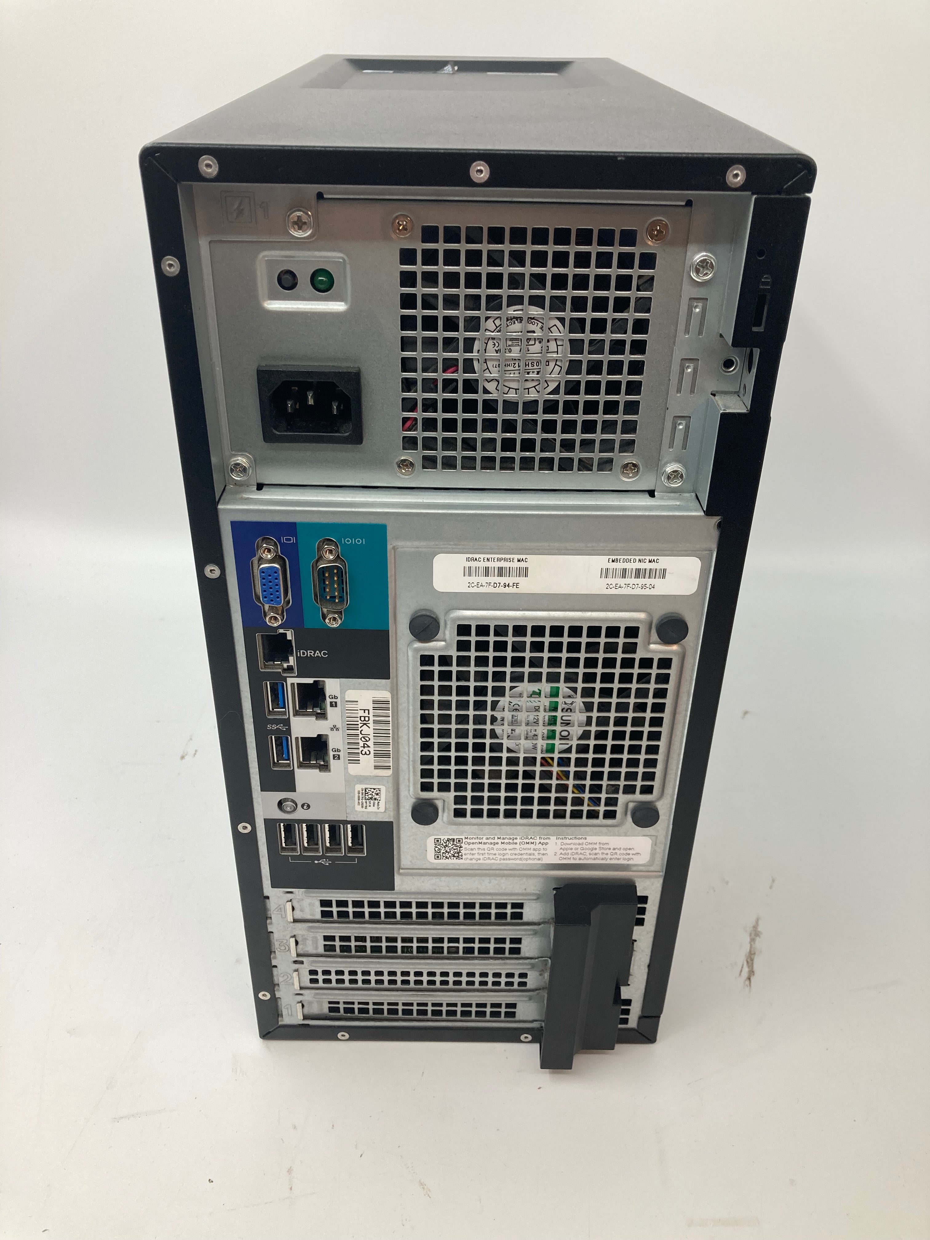 Dell PowerEdge T140 | Xeon E-2224 | 32GB DDR4 RAM | No Storage | No OS | Grade B