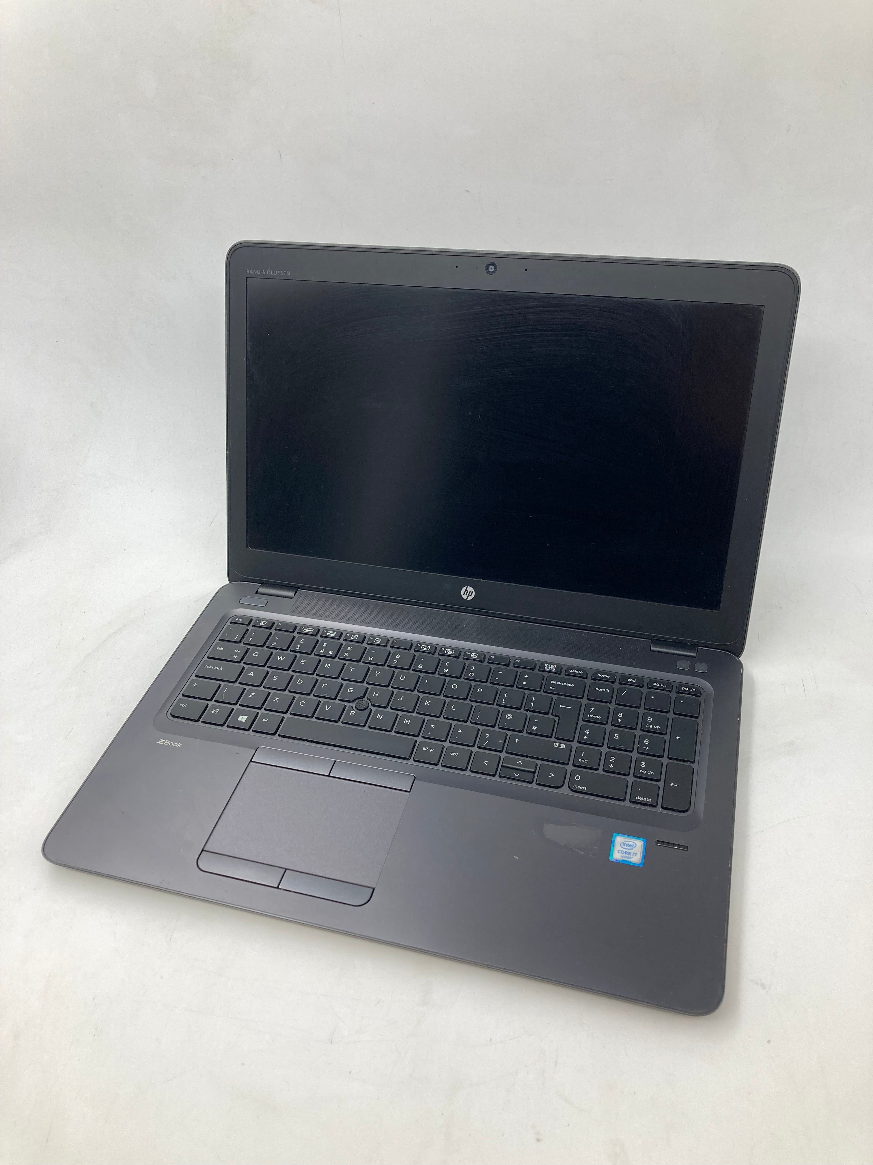 HP Laptop ZBook 15u G3 15.6" i7 6th Gen No RAM No HDD *Spares*