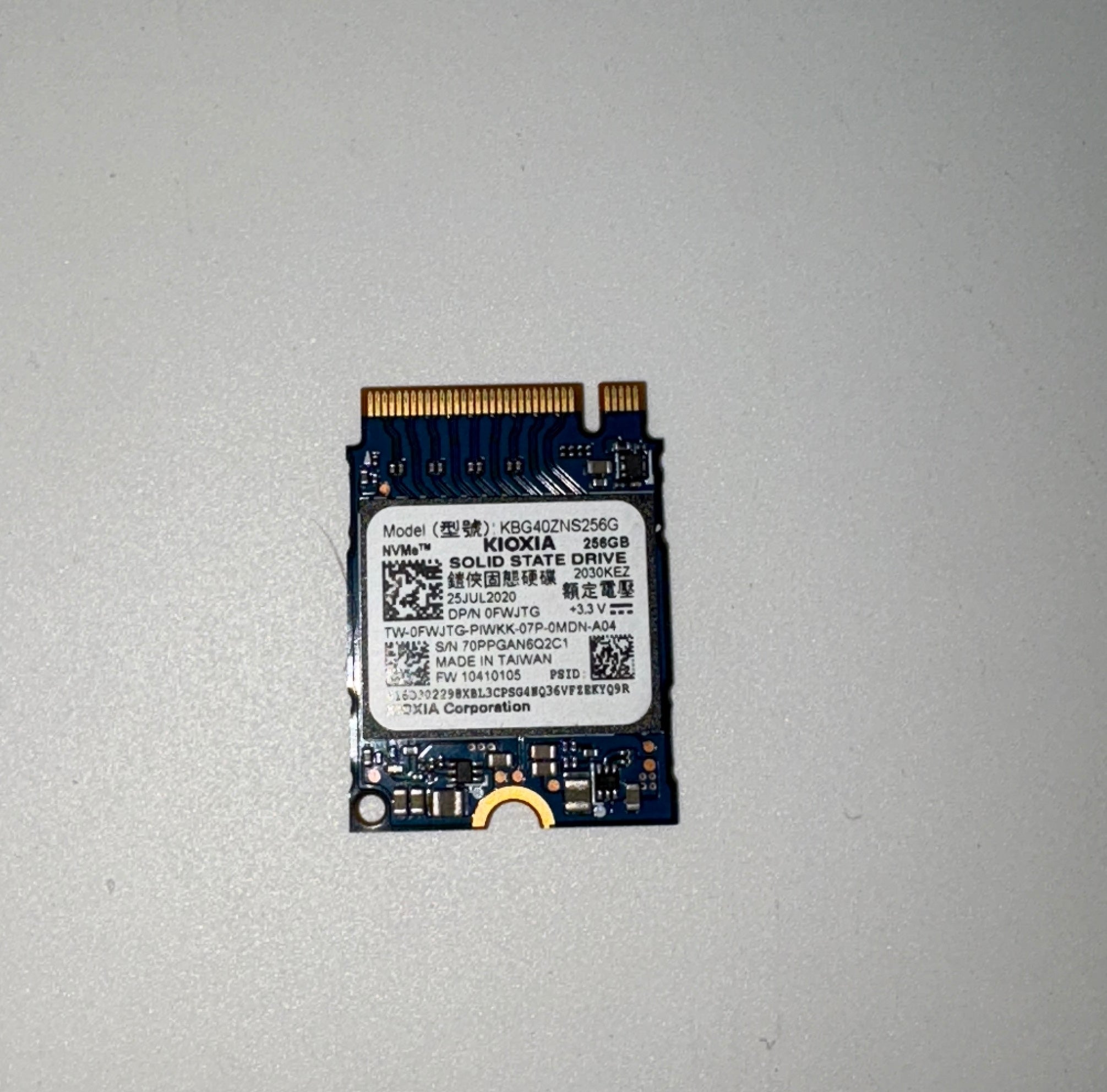 Batch of 6x 256GB SSD M.2 NVME 22x30