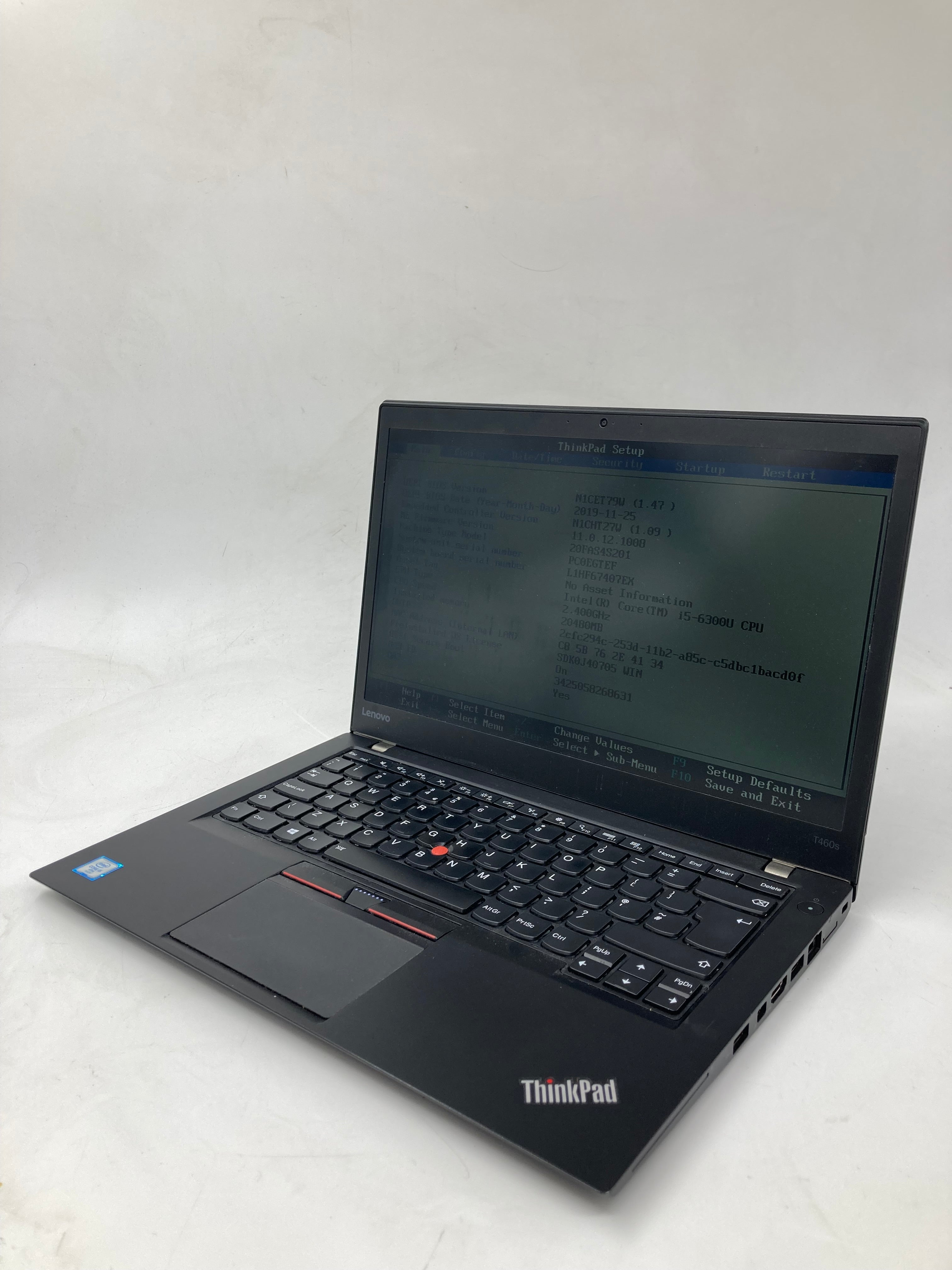 Lenovo Laptop ThinkPad 460s i5 6th Gen 20GB RAM No SSD No OS