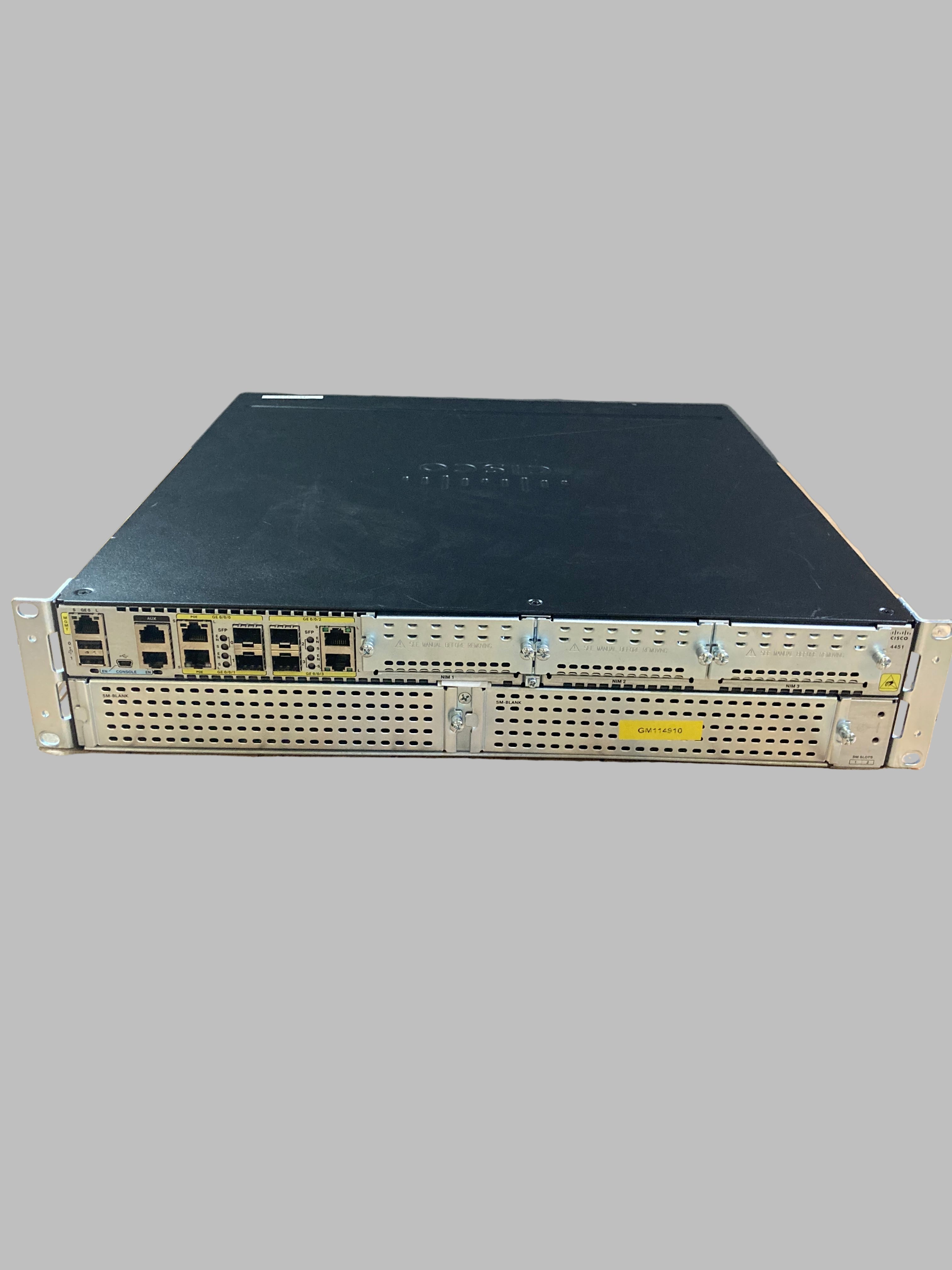 Cisco ISR4451-X/K9 V07 Integrated Services Router Lot Of 2