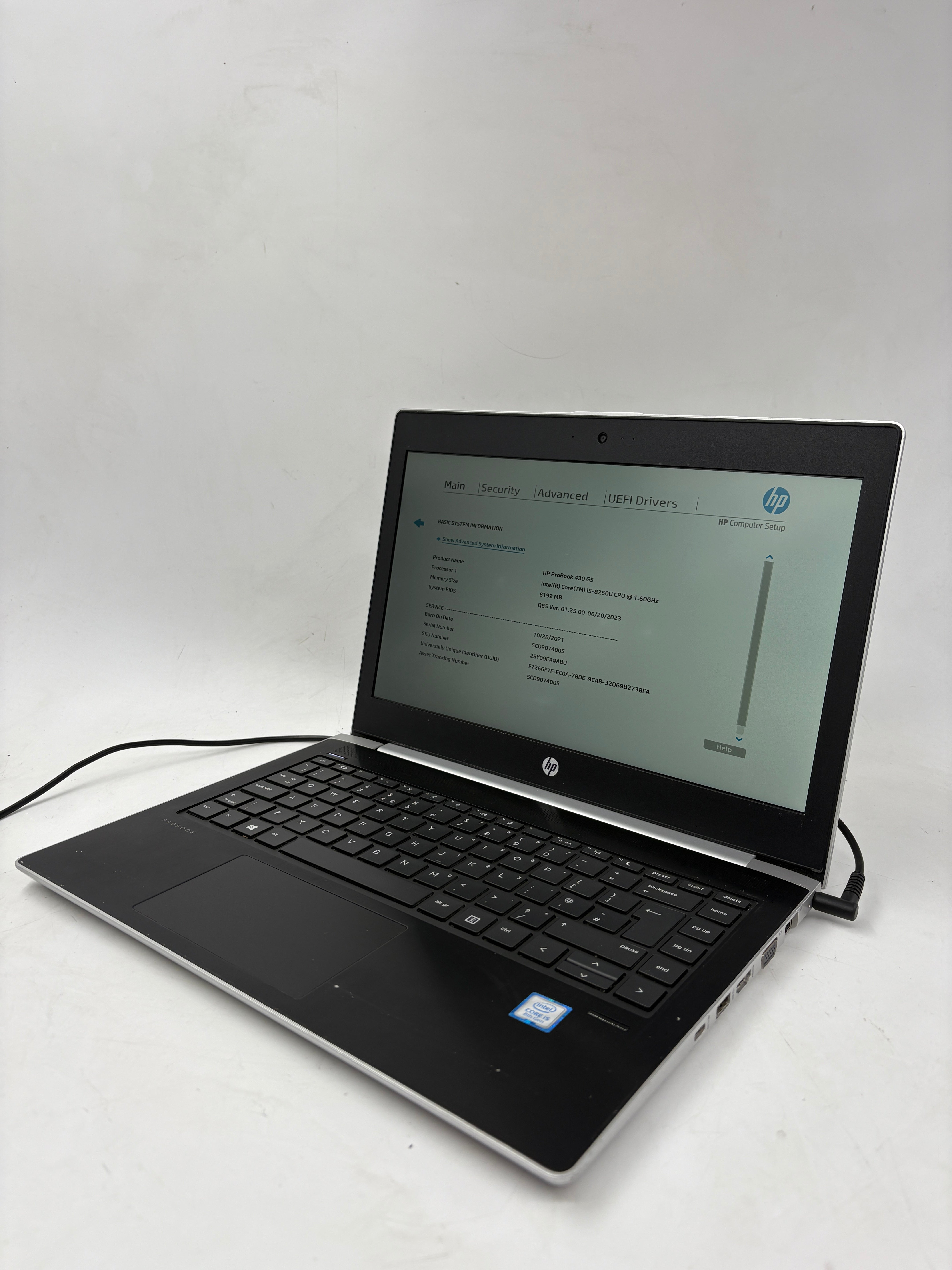 HP Laptop ProBook 430 G5 13" Screen i5 8th Gen 8GB RAM NO SSD NO OS